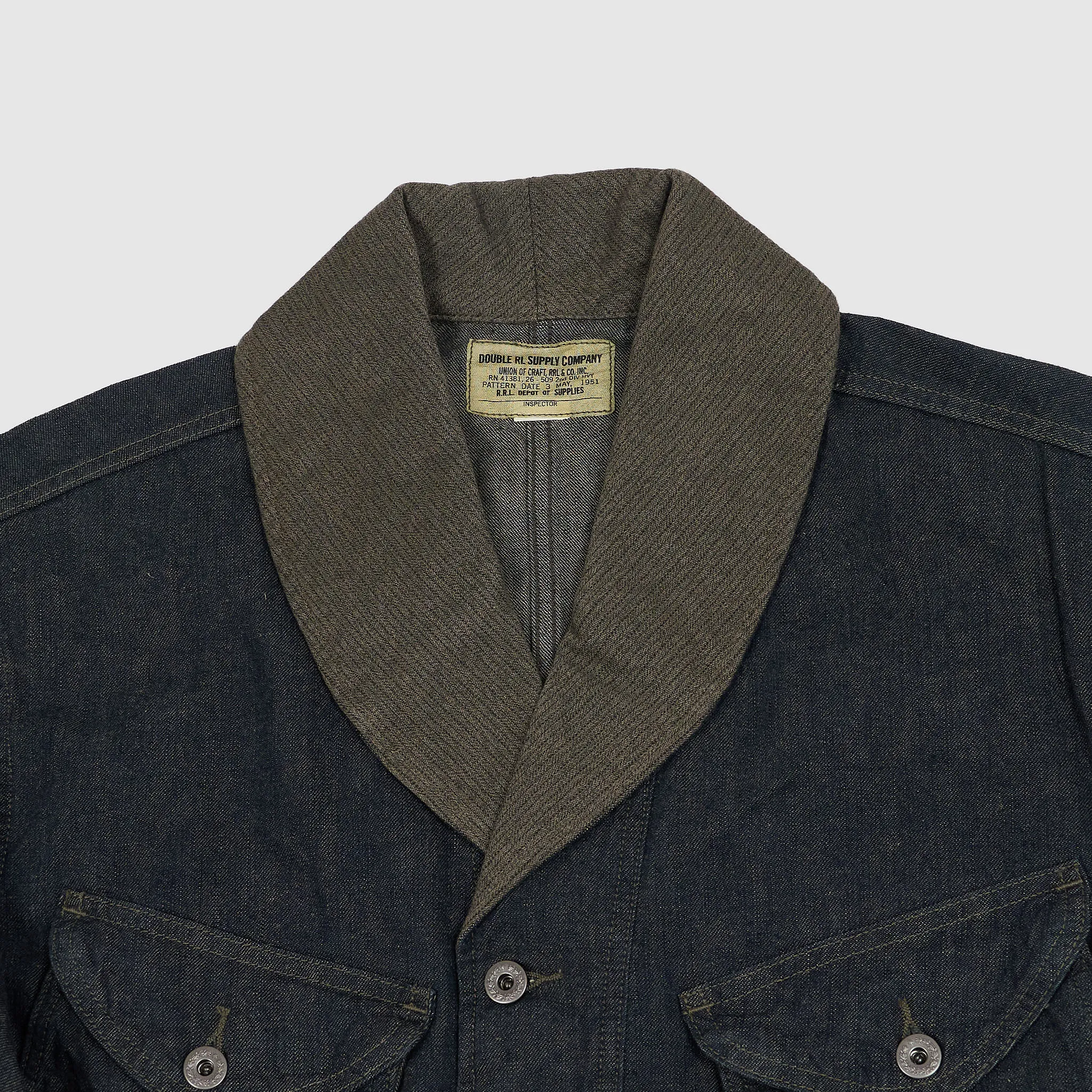 Double RL Short Denim Field Jacket sold by DeeCee style product image thumbnail 3