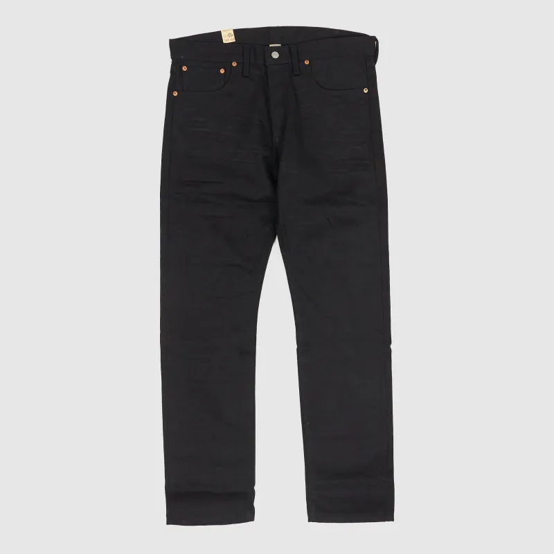Double RL 5-Pocket Black Selvedge Slim Jeans sold by DeeCee style