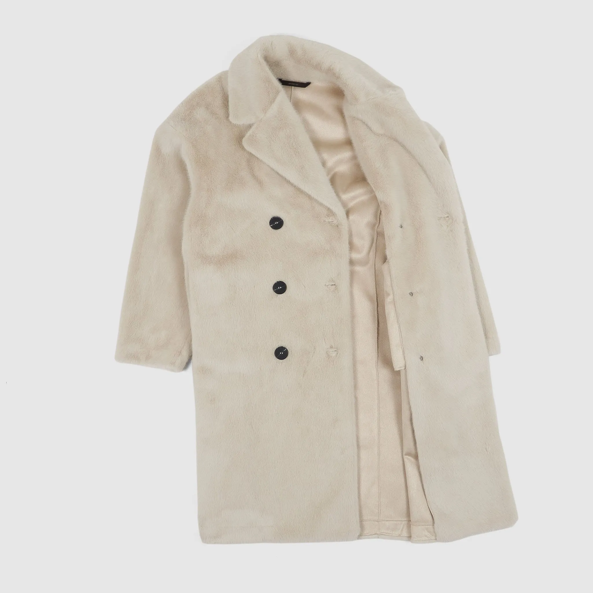 Gimo's Ladies Double Breasted Faux Fur Coat sold by DeeCee style product image thumbnail 2