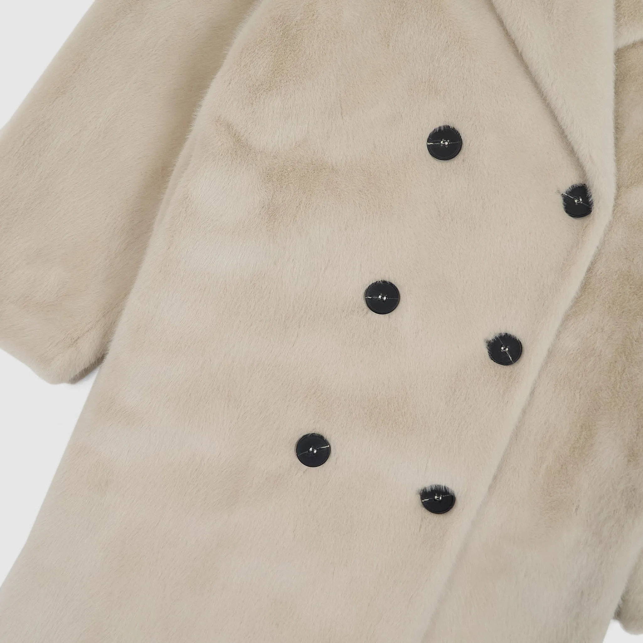 Gimo's Ladies Double Breasted Faux Fur Coat sold by DeeCee style product image thumbnail 4