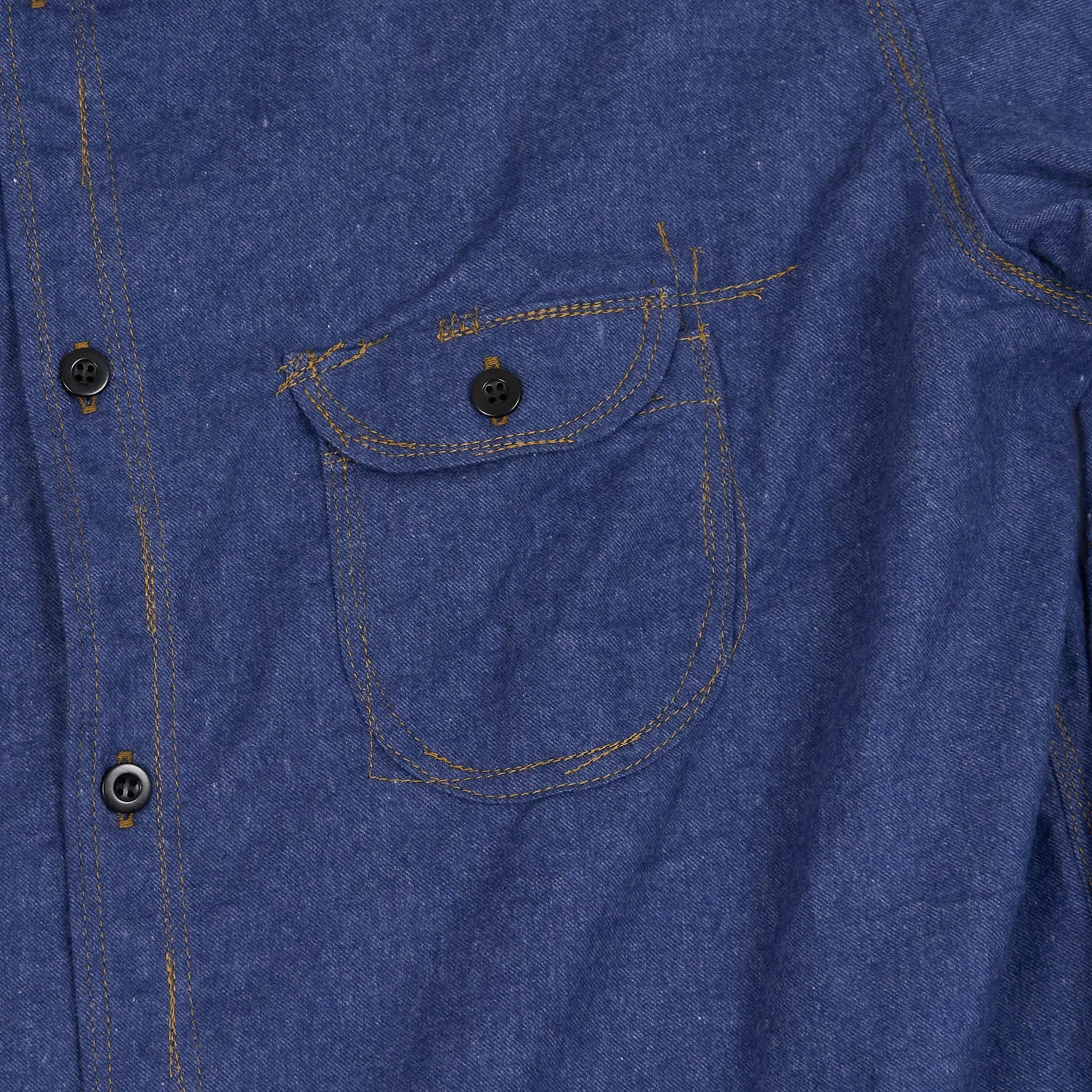 Junya Watanabe MAN Denim Flannel Overshirt sold by DeeCee style product image thumbnail 3