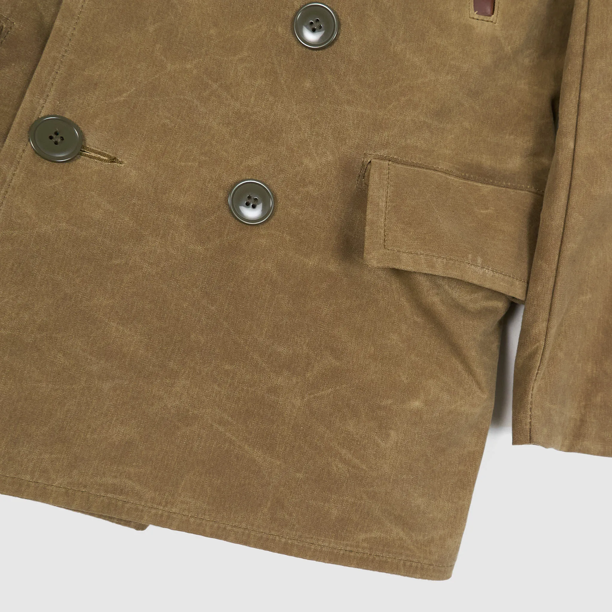 Schott Perfecto Brand Macinaw Waxed Cotton Peacoat sold by DeeCee style product image thumbnail 5