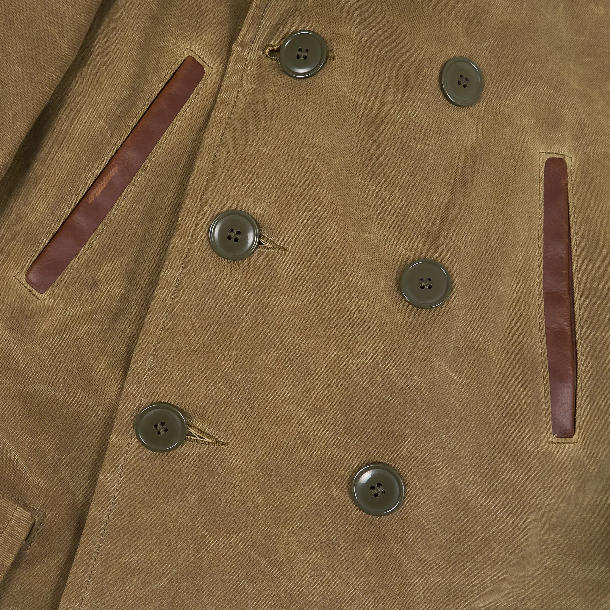 Schott Perfecto Brand Macinaw Waxed Cotton Peacoat sold by DeeCee style product image thumbnail 4