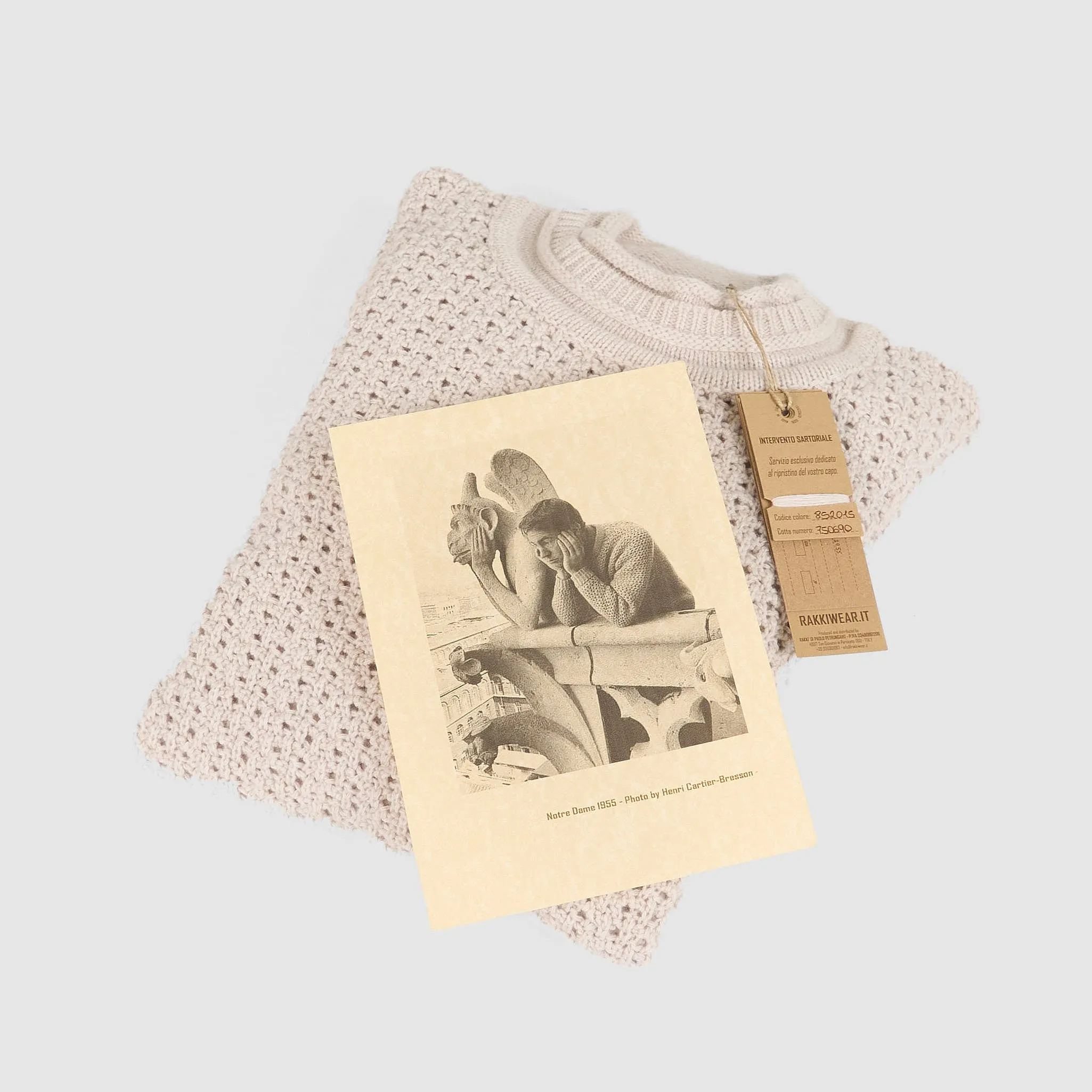 Rakki Notre Dame Henri Cartier-Bresson Wool Jumper sold by DeeCee style product image thumbnail 2