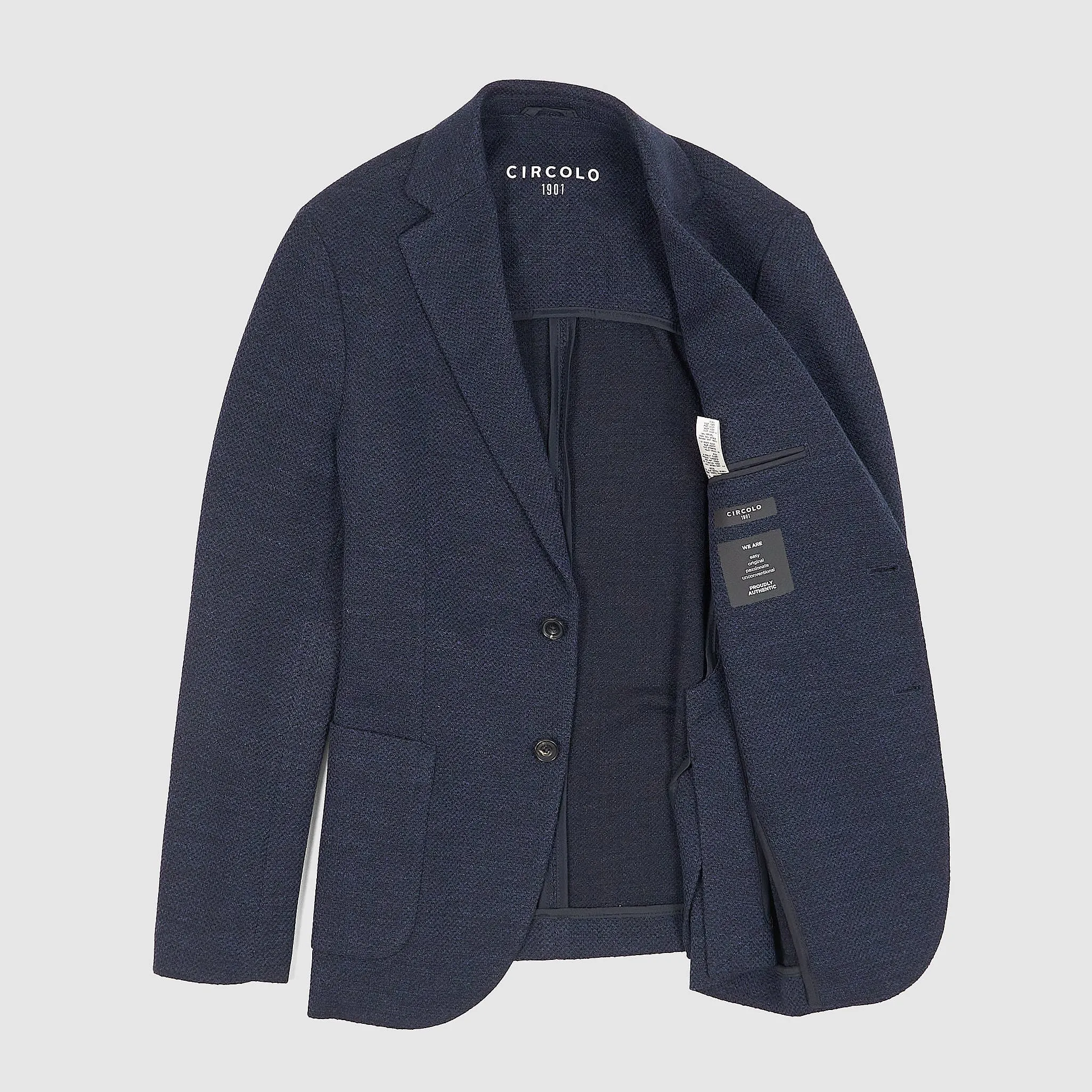 Circolo 1901 2-Button Wool Cotton Blend Blazer sold by DeeCee style product image thumbnail 2