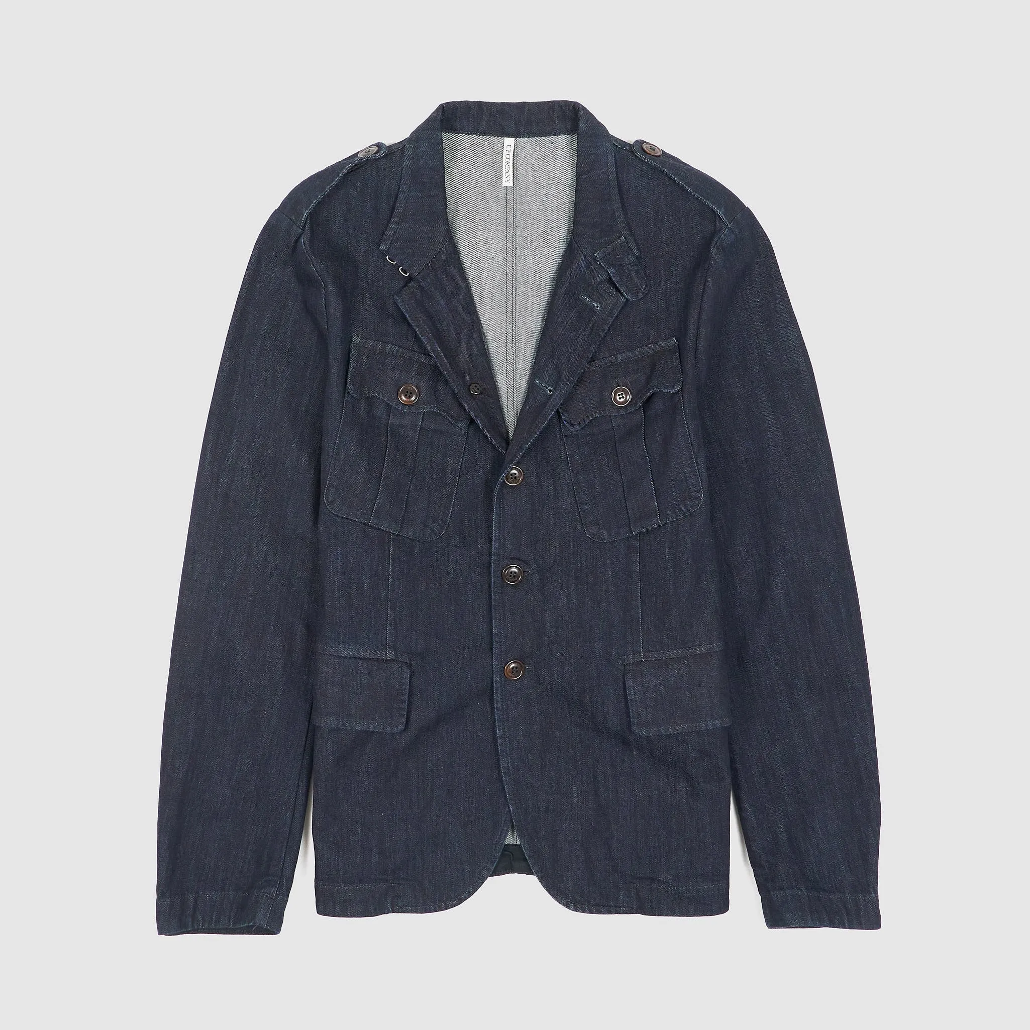 C.P. Company Field Denim Blazer sold by DeeCee style