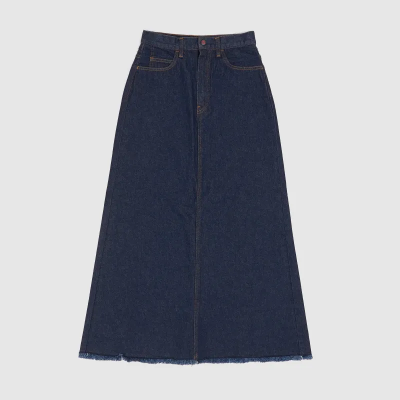 Kapital Ladies 13oz High Waist Maxi Skirt sold by DeeCee style