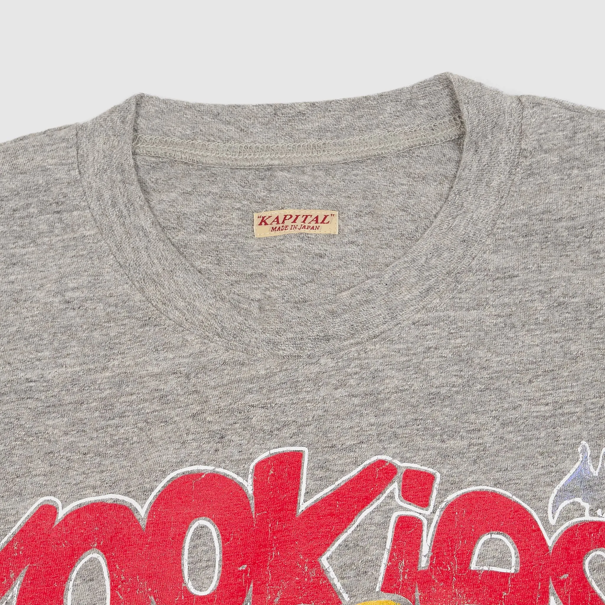 Kapital Buster Peckish Kookies Crew Neck Long Sleeve T-Shirt sold by DeeCee style product image thumbnail 2