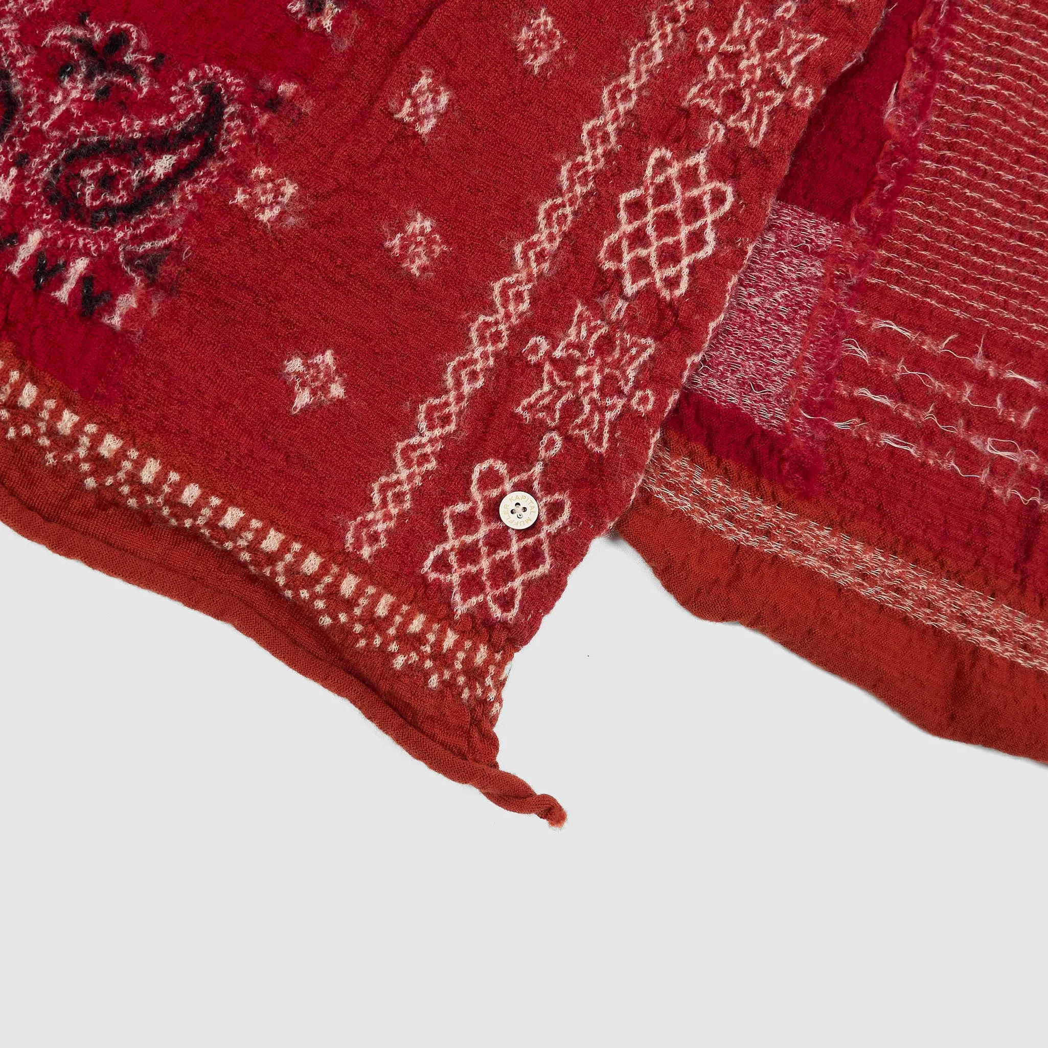 Kapital Fulling Wool "Happy Bandana" Patchwork Scarf sold by DeeCee style product image thumbnail 3