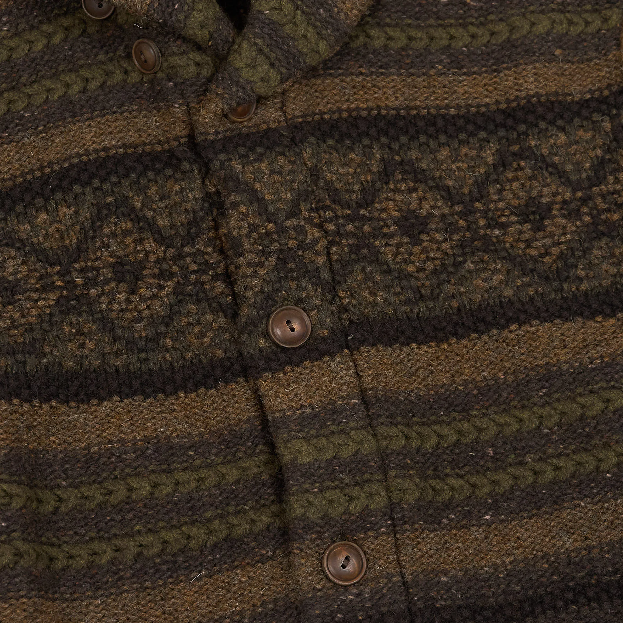 Double RL Knitted Wool-Cotton Shawl Cardigan sold by DeeCee style product image thumbnail 3