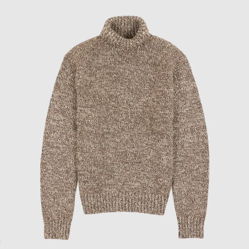 Double RL Fishermans Roll Neck Jumper sold by DeeCee style
