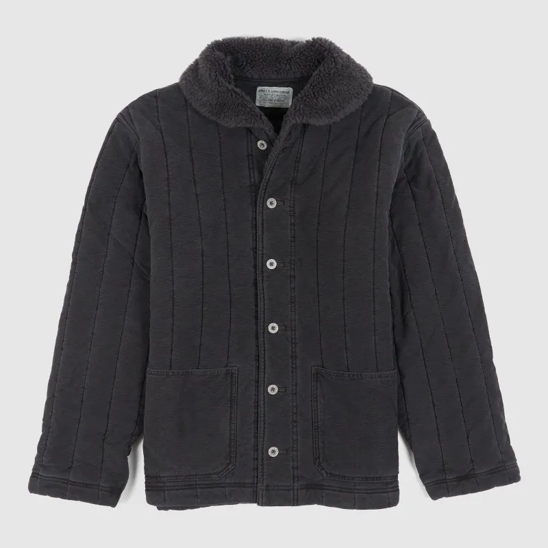 Double RL Fleece Lined Dungaree Cardigan Jacket sold by DeeCee style
