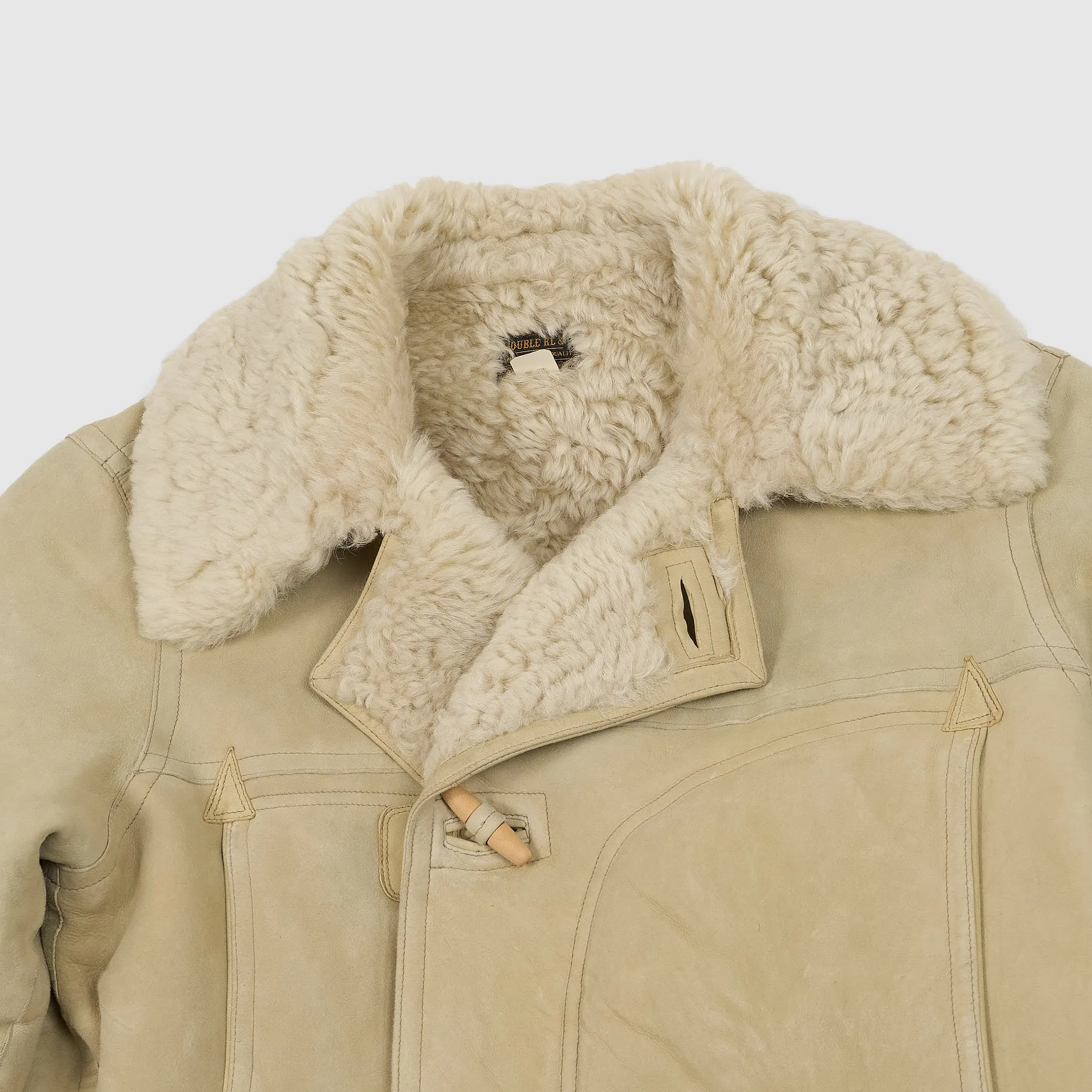 Double RL Medium Length Shearling Coat sold by DeeCee style product image thumbnail 3