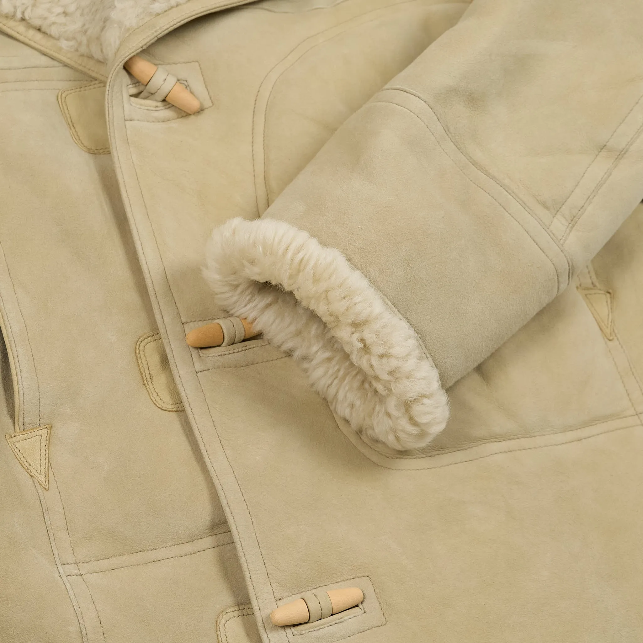 Double RL Medium Length Shearling Coat sold by DeeCee style product image thumbnail 5