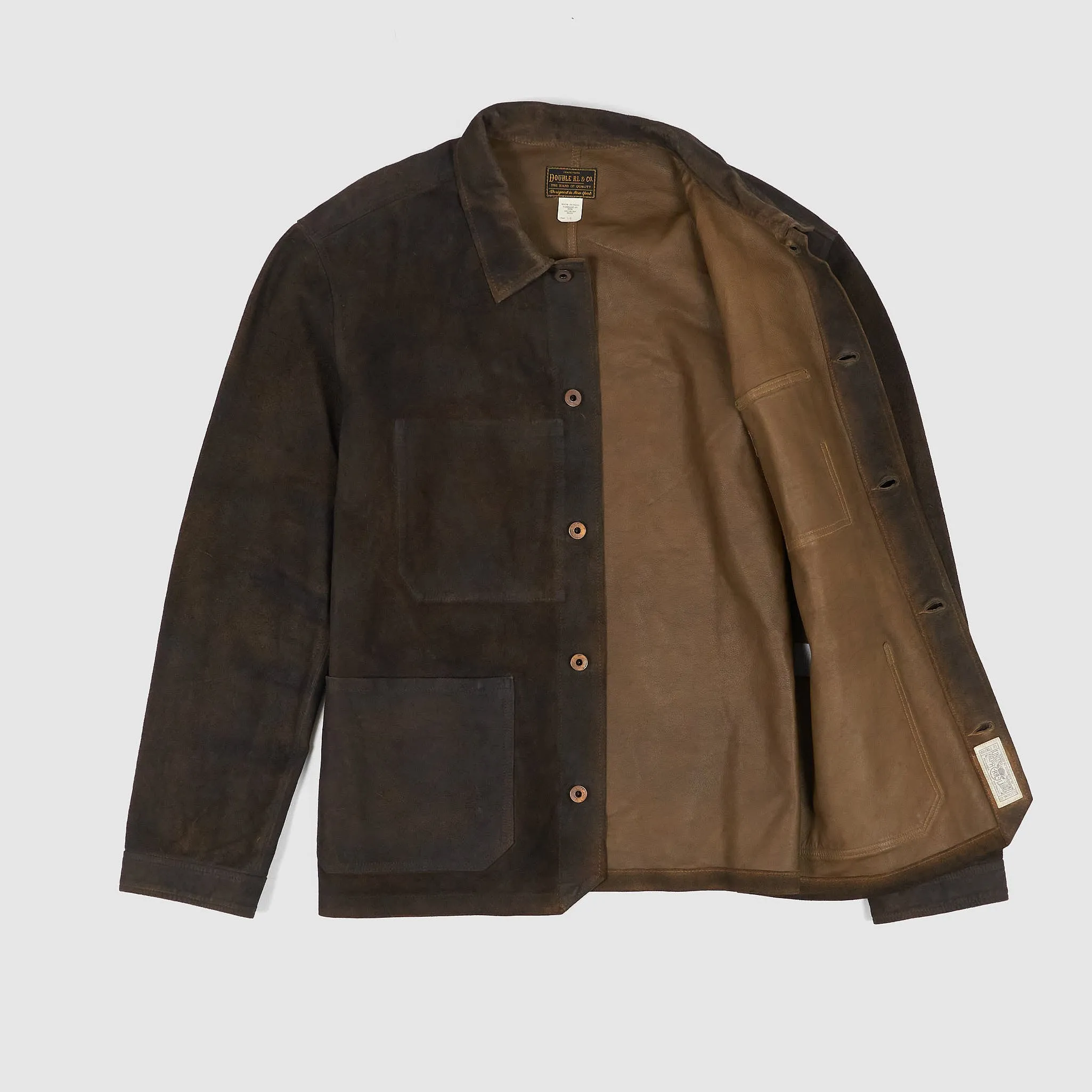 Double RL Timeworn Roughout Leather Jacket sold by DeeCee style product image thumbnail 2