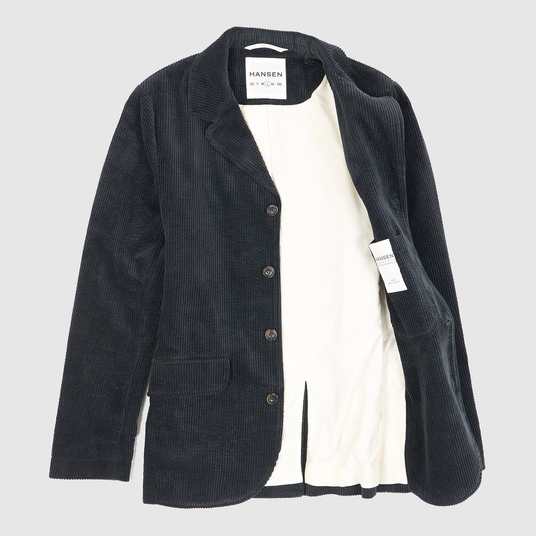 Hansen Classic 4 Button Corduroy Blazer sold by DeeCee style product image thumbnail 2