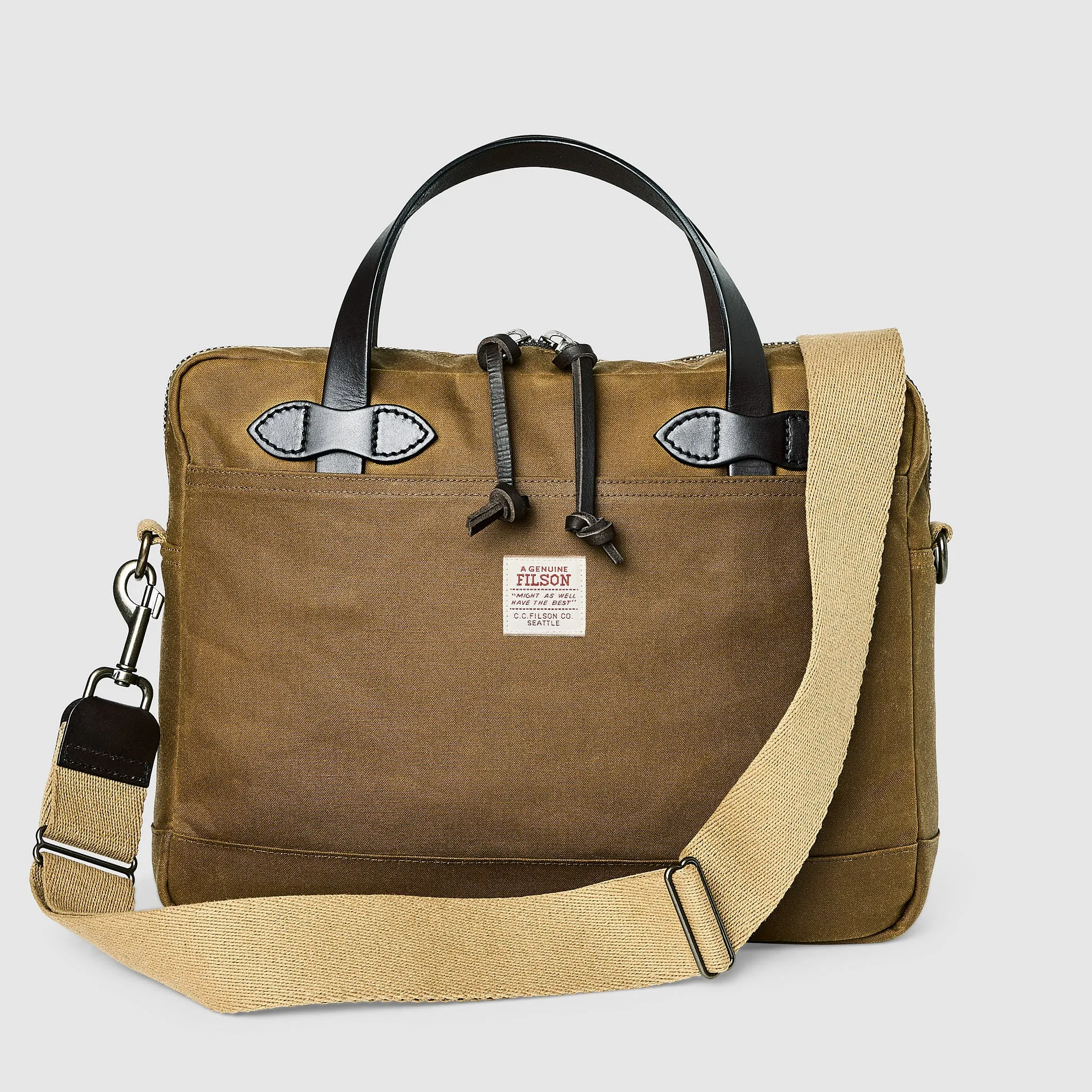 Filson Tin Cloth Compact Briefcase sold by DeeCee style