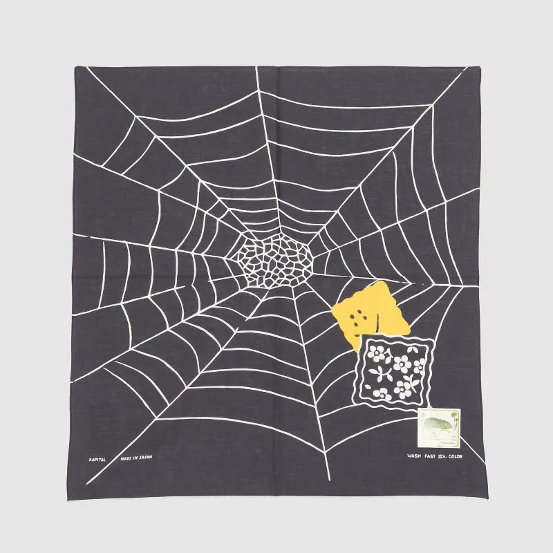 Kapital Peckish Spider Rain Bandana sold by DeeCee style