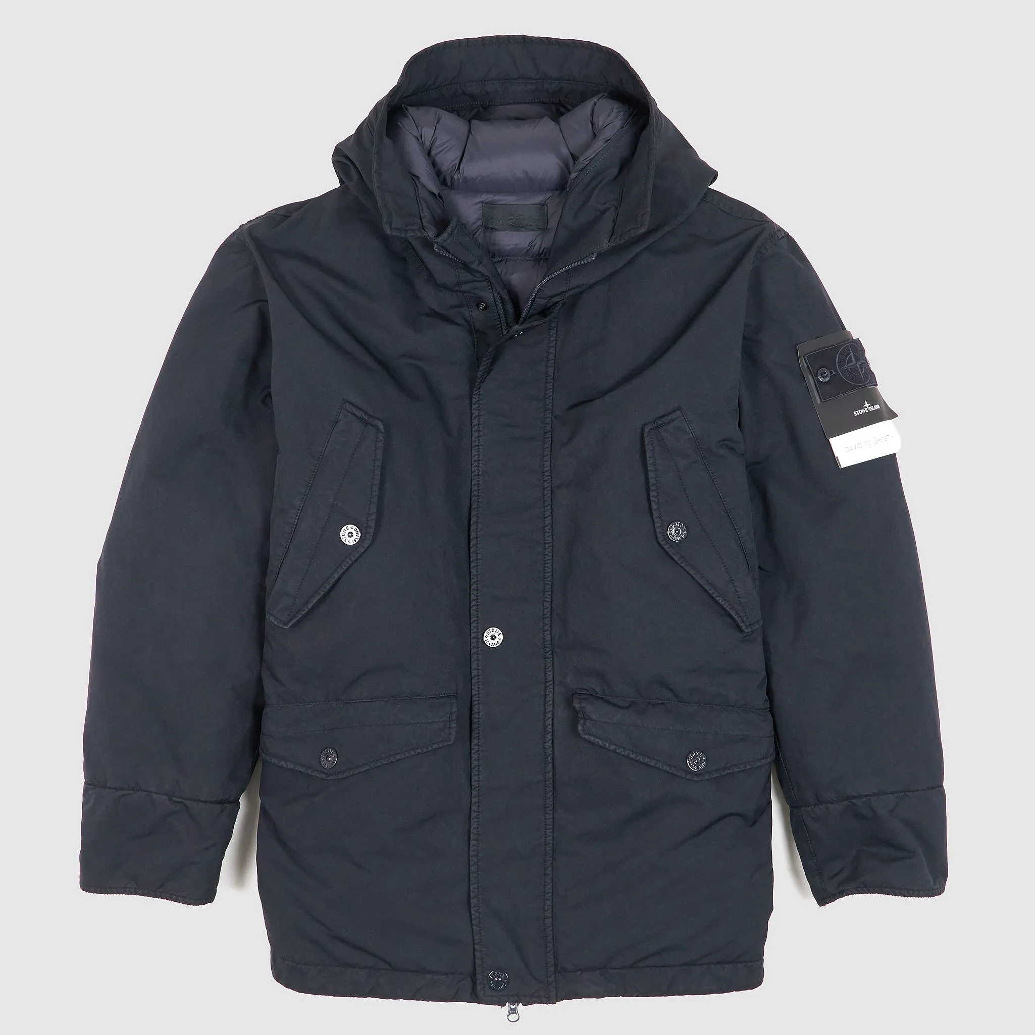 Stone Island Ghost Piece David-TC Short Parka sold by DeeCee style