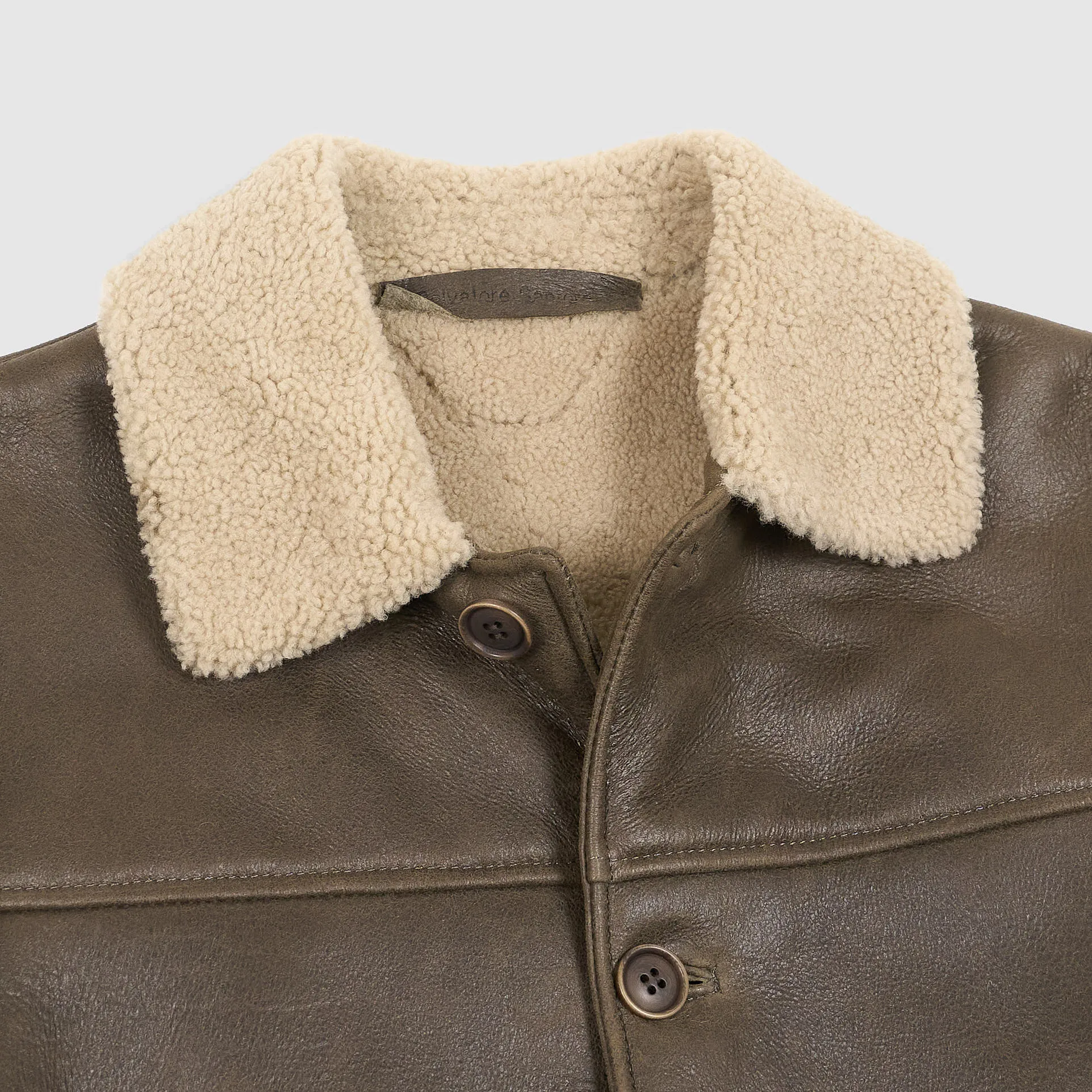 Salvatore Santoro Antique Shearling Leather Jacket sold by DeeCee style product image thumbnail 5