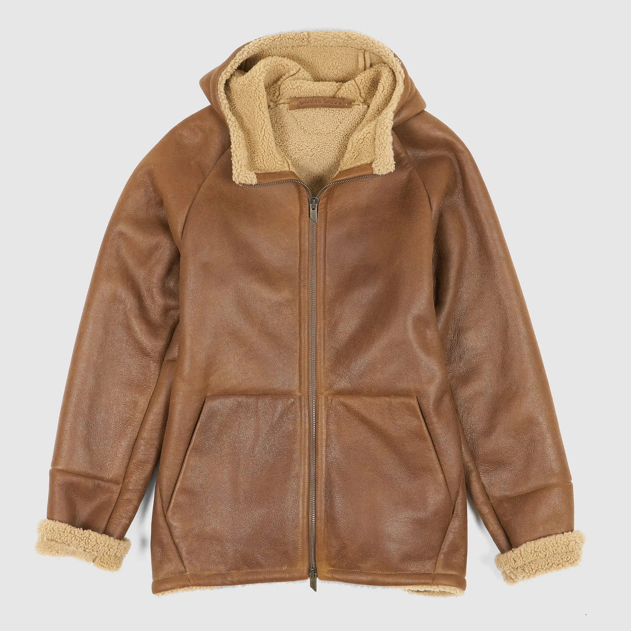 Salvatore Santoro Hooded Shearling Jacket sold by DeeCee style