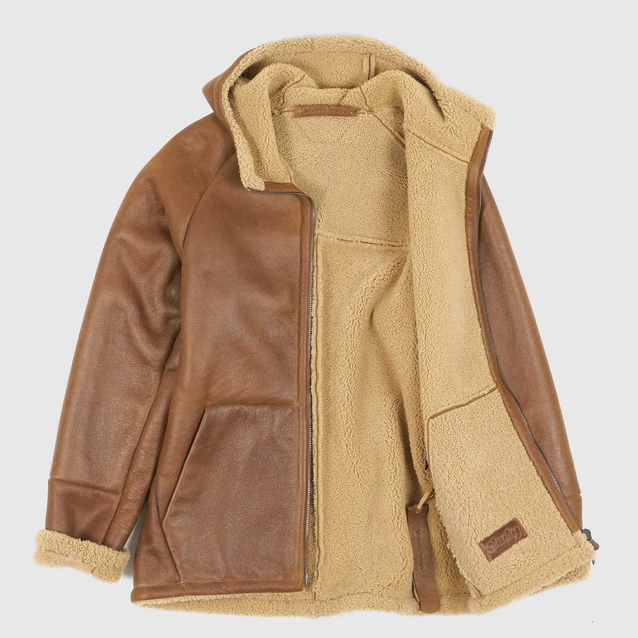 Salvatore Santoro Hooded Shearling Jacket sold by DeeCee style product image thumbnail 2