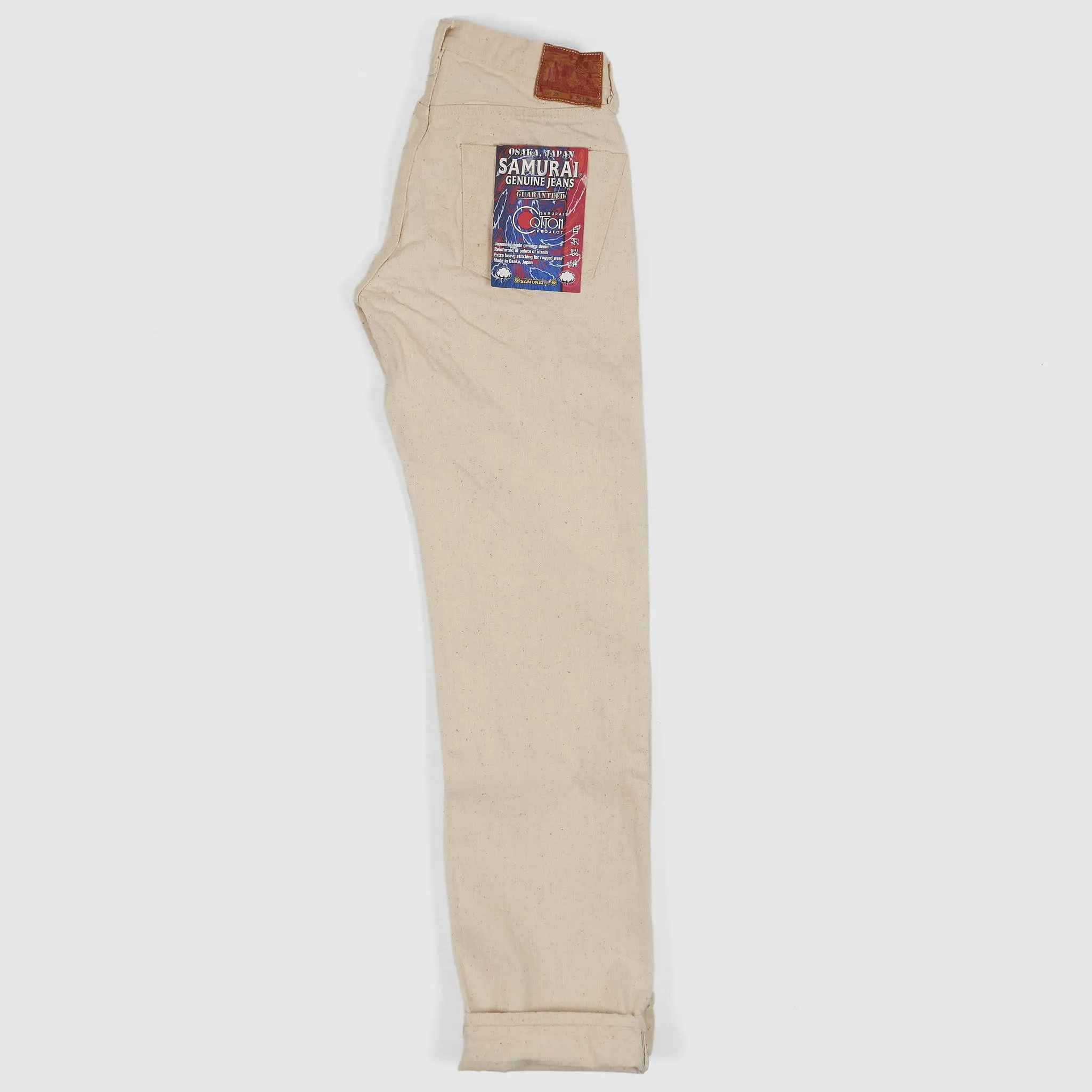 Samurai Jeans 5P Selvage Natural Denim Cotton Project 18oz sold by DeeCee style product image thumbnail 2