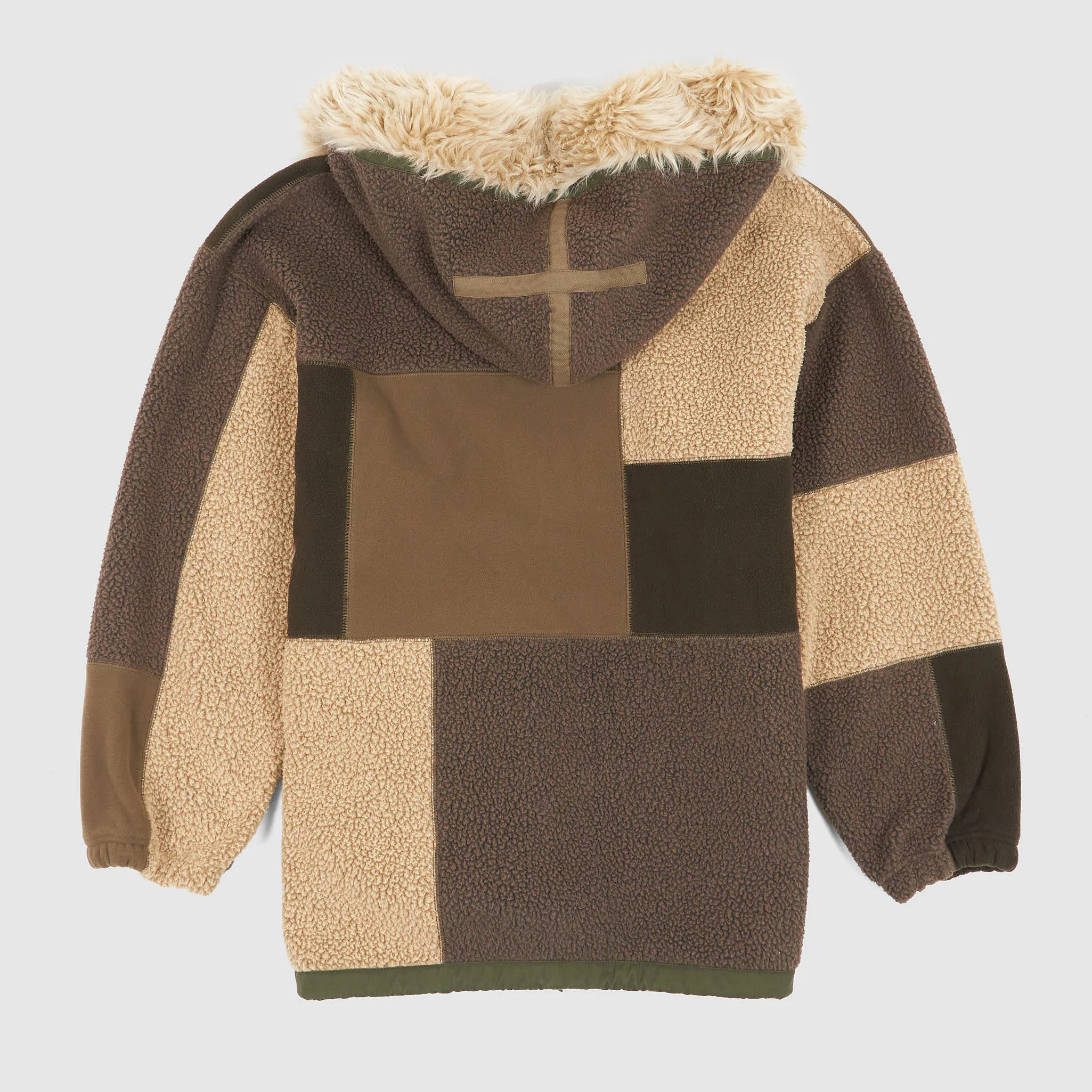 Comme Des Garçons Homme Oversized Patchwork Fleece Smock Jacket sold by DeeCee style product image thumbnail 2