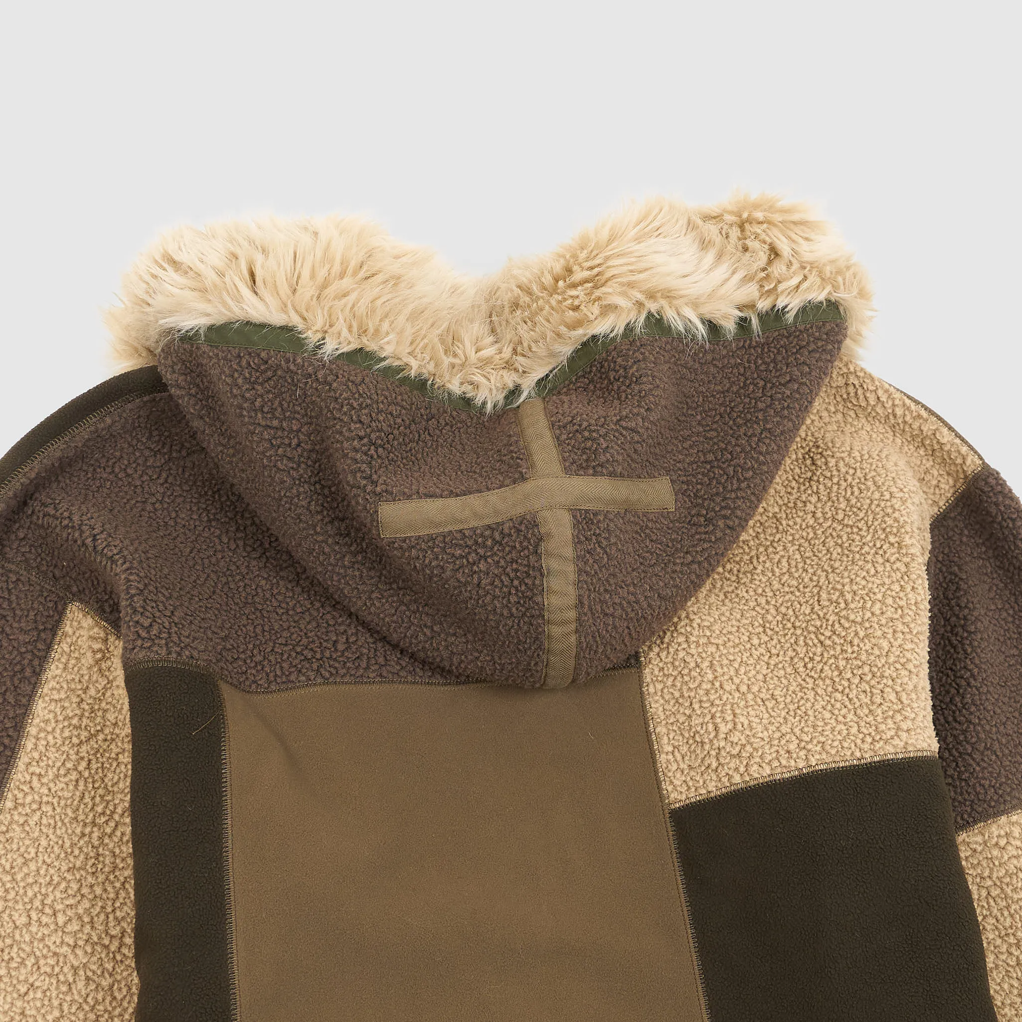 Comme Des Garçons Homme Oversized Patchwork Fleece Smock Jacket sold by DeeCee style product image thumbnail 4