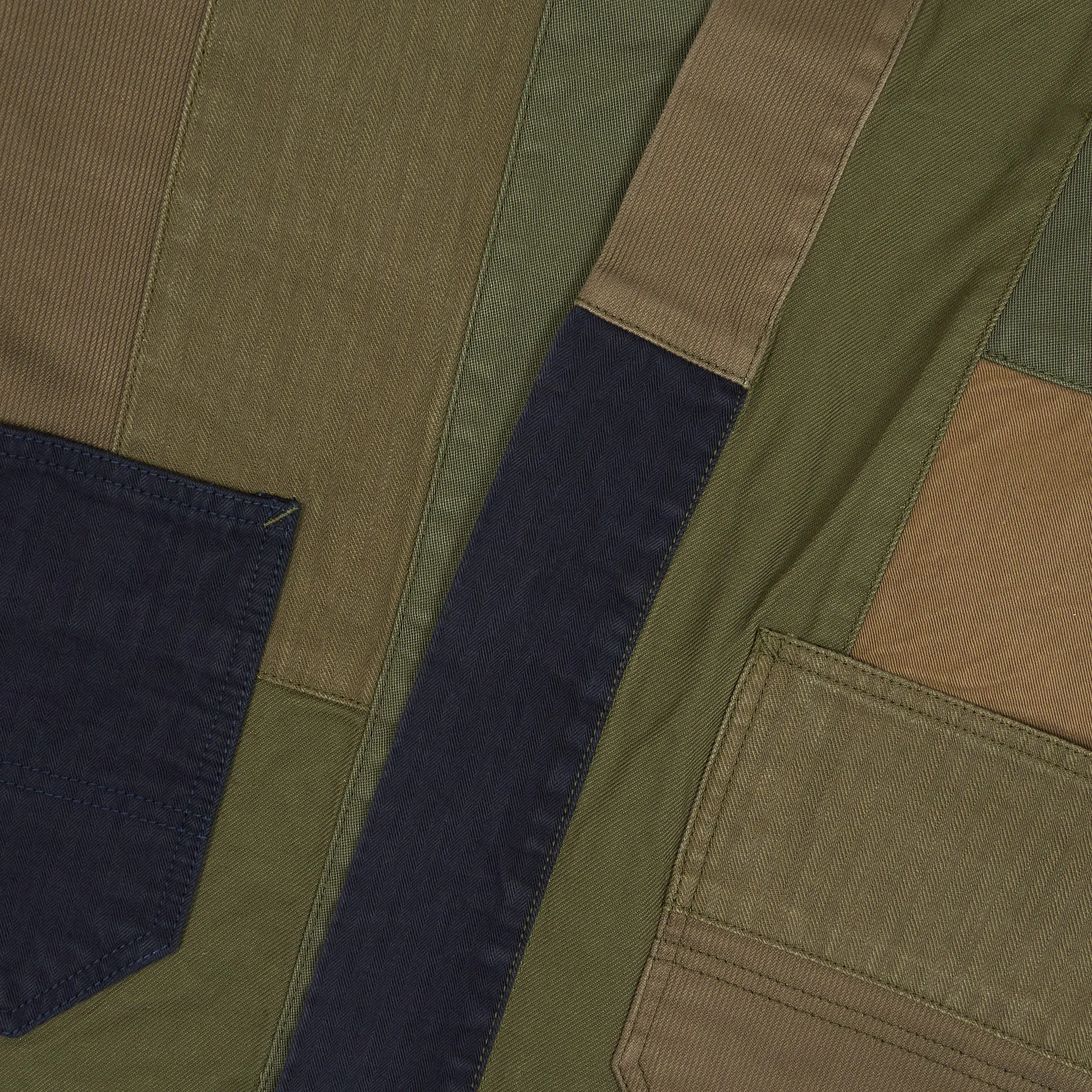 FDMTL Rinsed Military Patchwork Haori Jacket sold by DeeCee style product image thumbnail 3