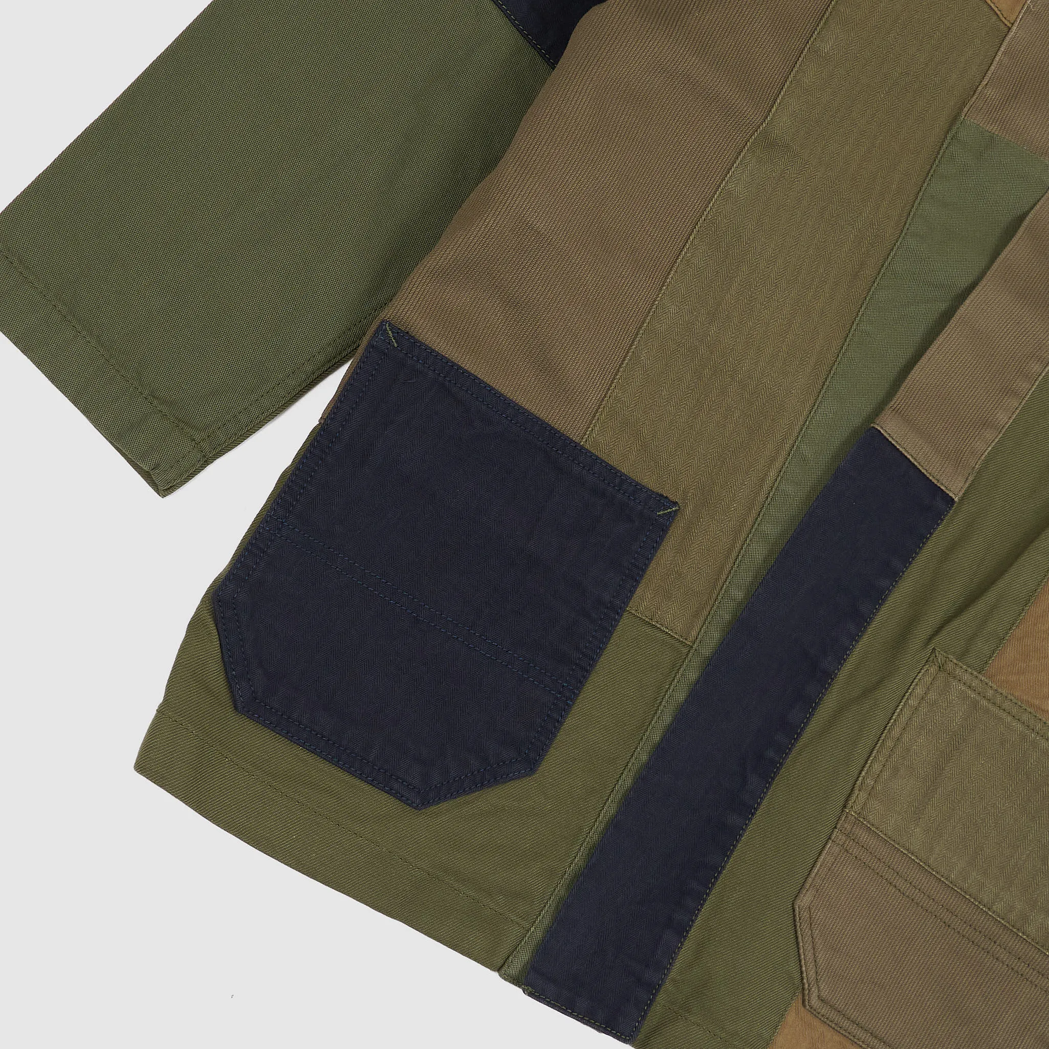 FDMTL Rinsed Military Patchwork Haori Jacket sold by DeeCee style product image thumbnail 4