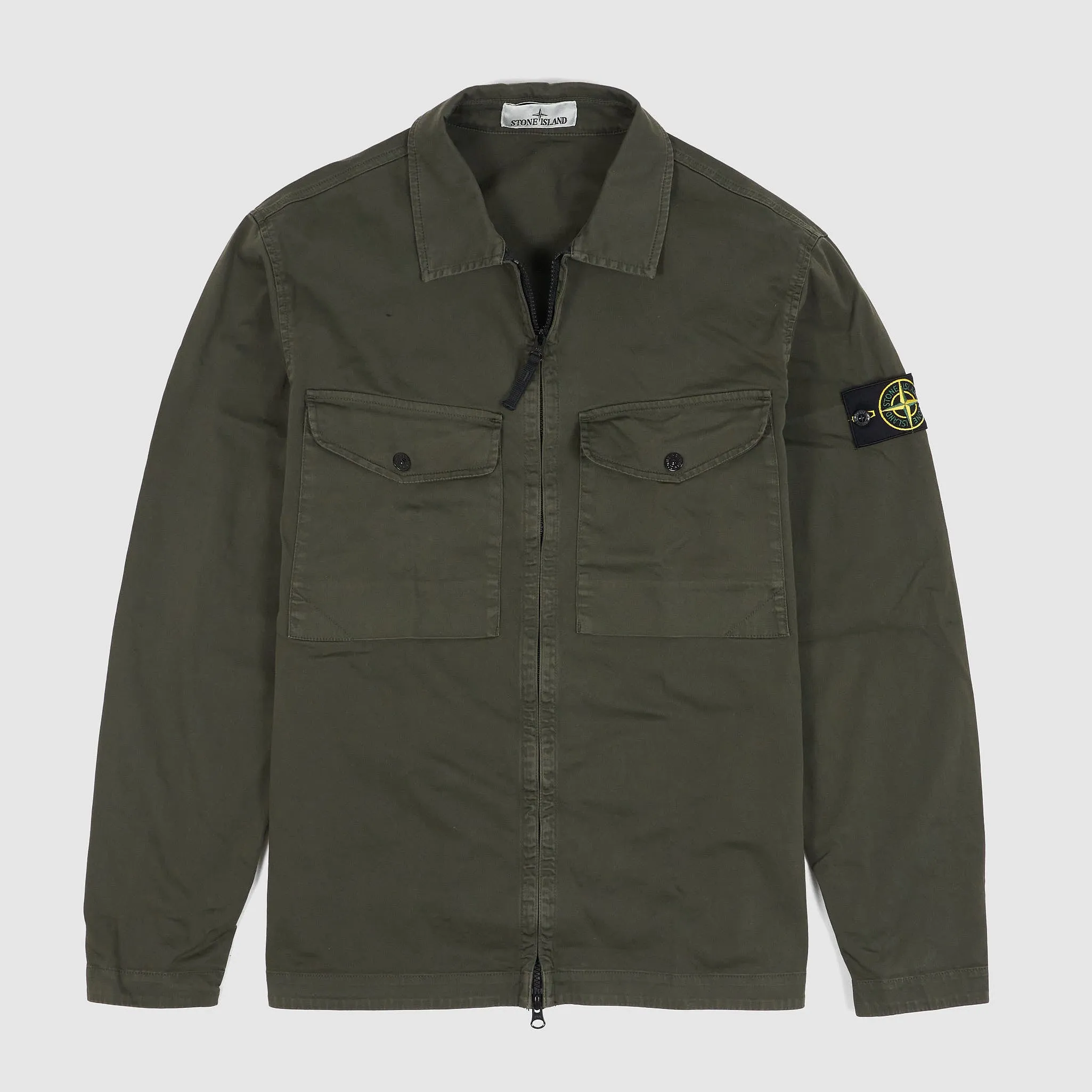 Stone Island Chest Pocket Zip Overshirt sold by DeeCee style