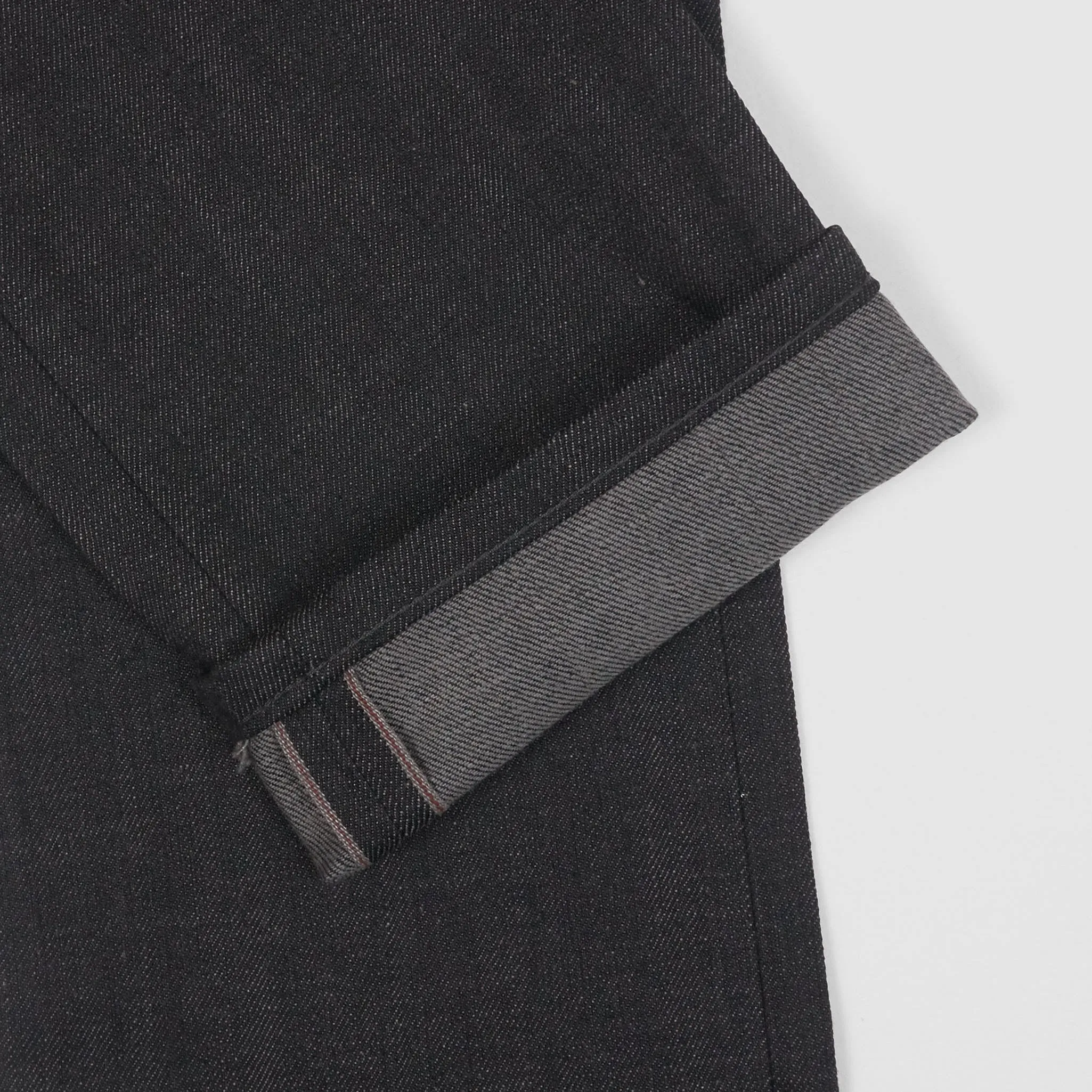 Naked & Famous Stretch Selvage Denim Black x Grey Weird Guy sold by DeeCee style product image thumbnail 3
