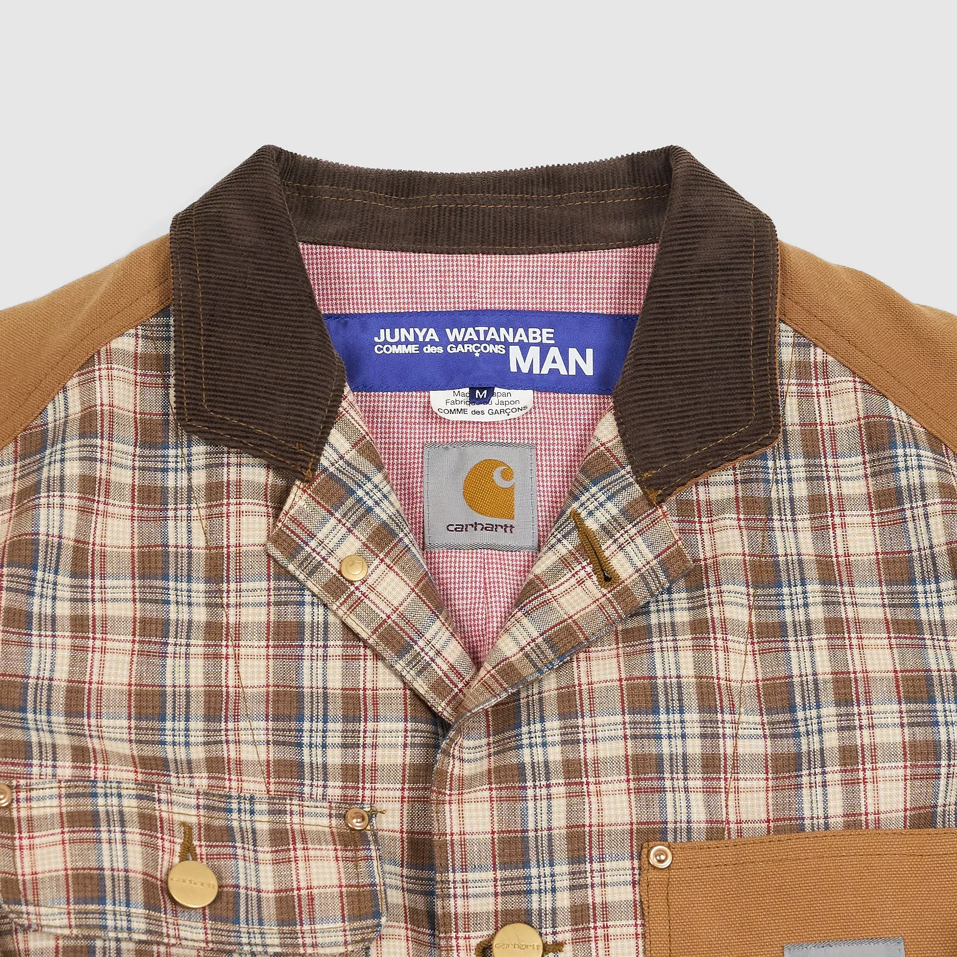 Junya Watanabe Man x Carhartt 4-Pocket Plaid Work Jacket sold by DeeCee style product image thumbnail 3