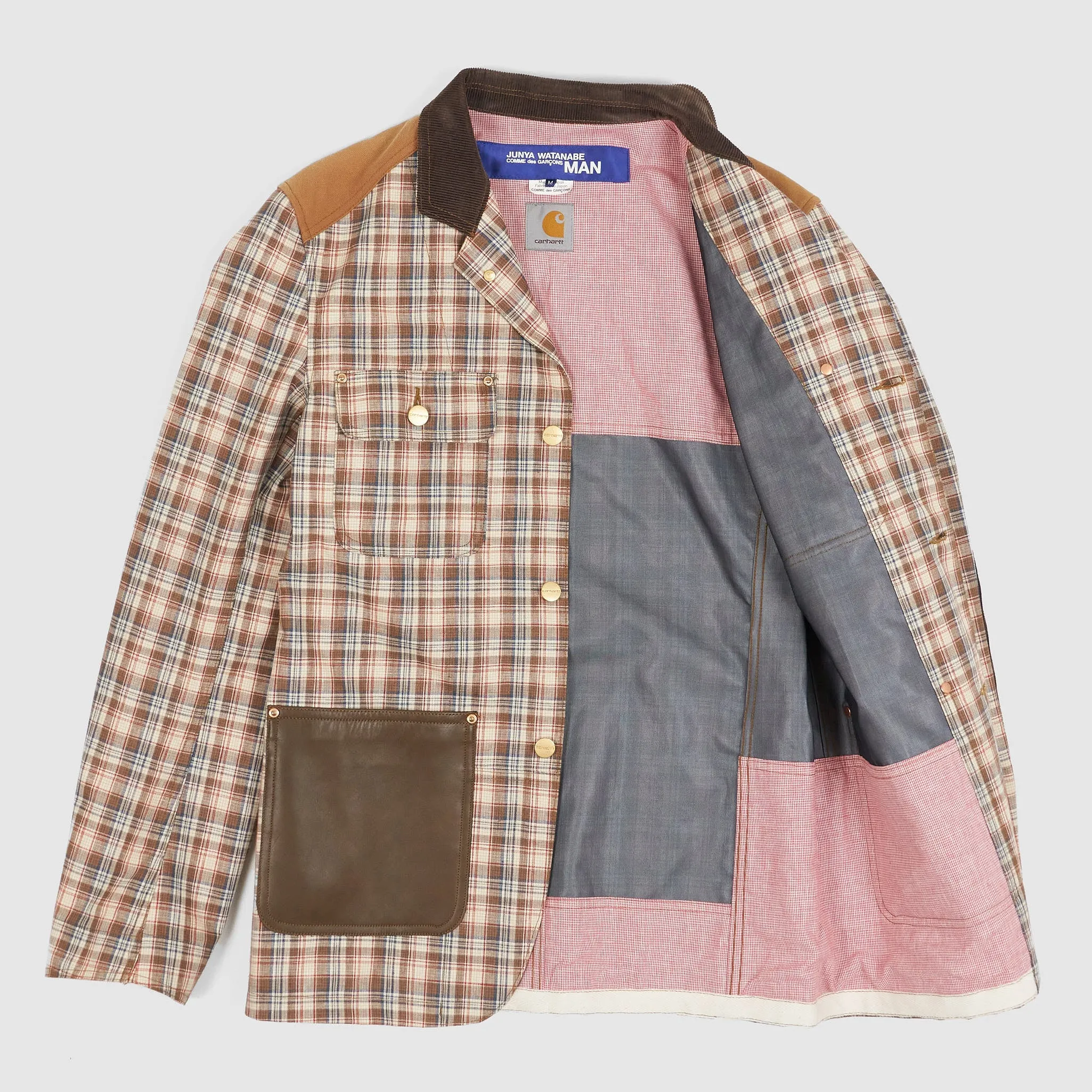 Junya Watanabe Man x Carhartt 4-Pocket Plaid Work Jacket sold by DeeCee style product image thumbnail 2