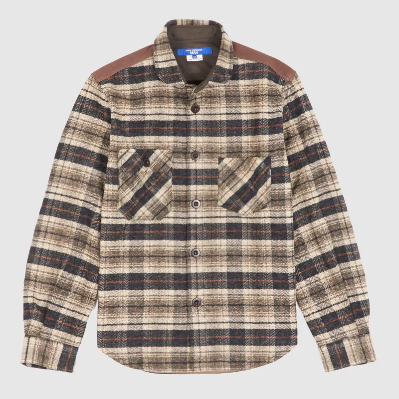 Junya Watanabe MAN Plaid Overshirt sold by DeeCee style