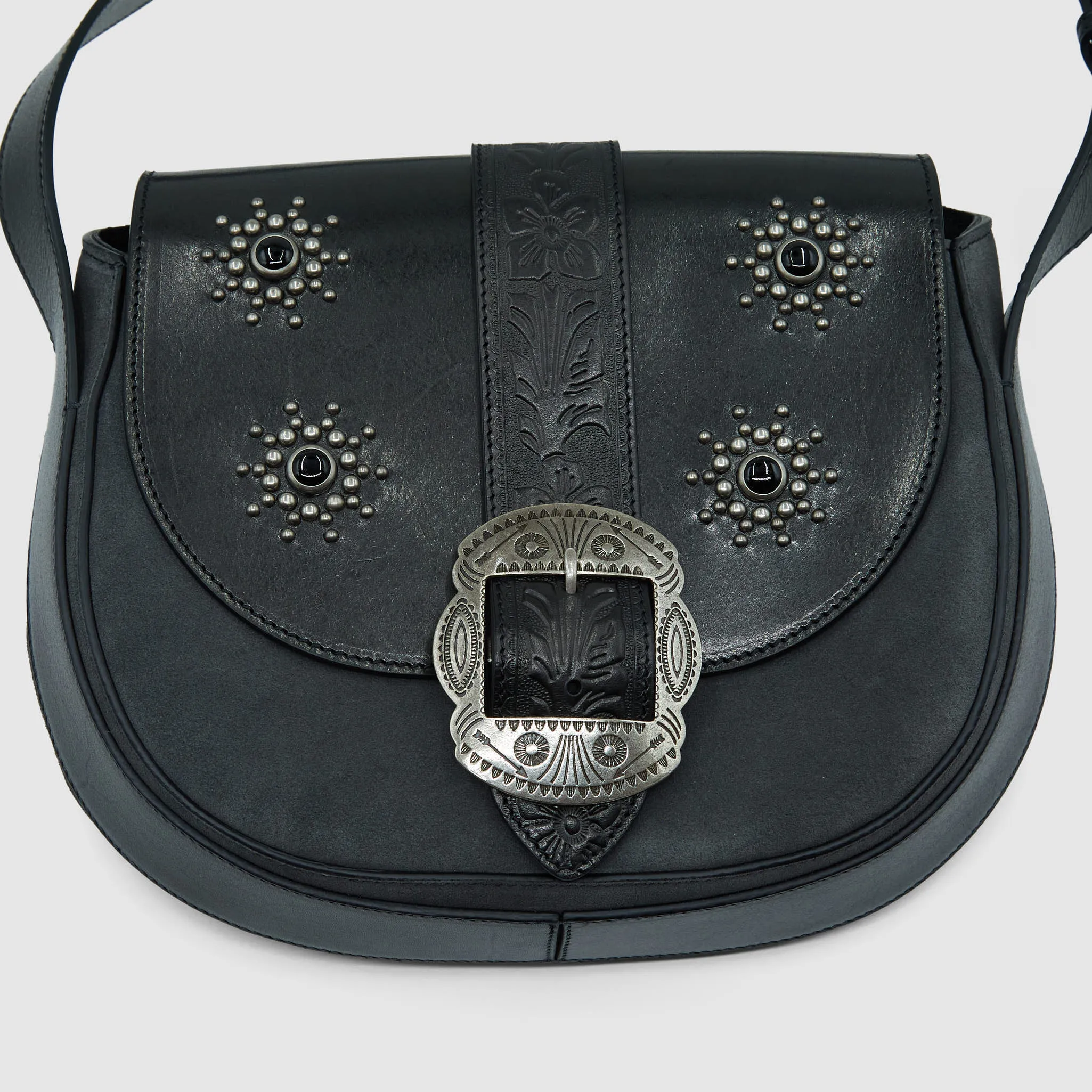 HTC Ladies Studed Leather Shoulder Bag sold by DeeCee style product image thumbnail 4