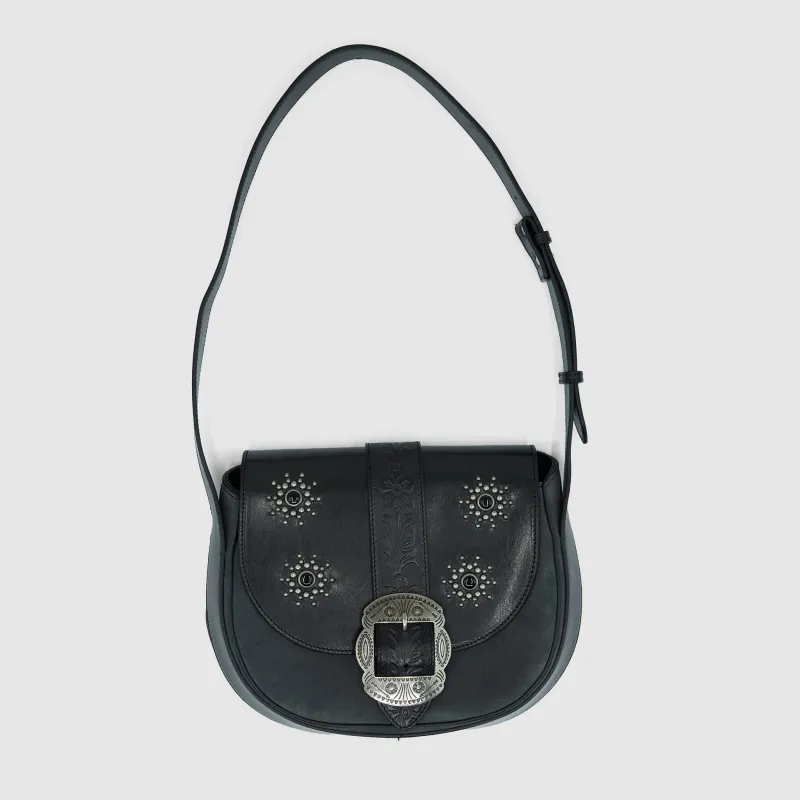 HTC Ladies Studed Leather Shoulder Bag sold by DeeCee style