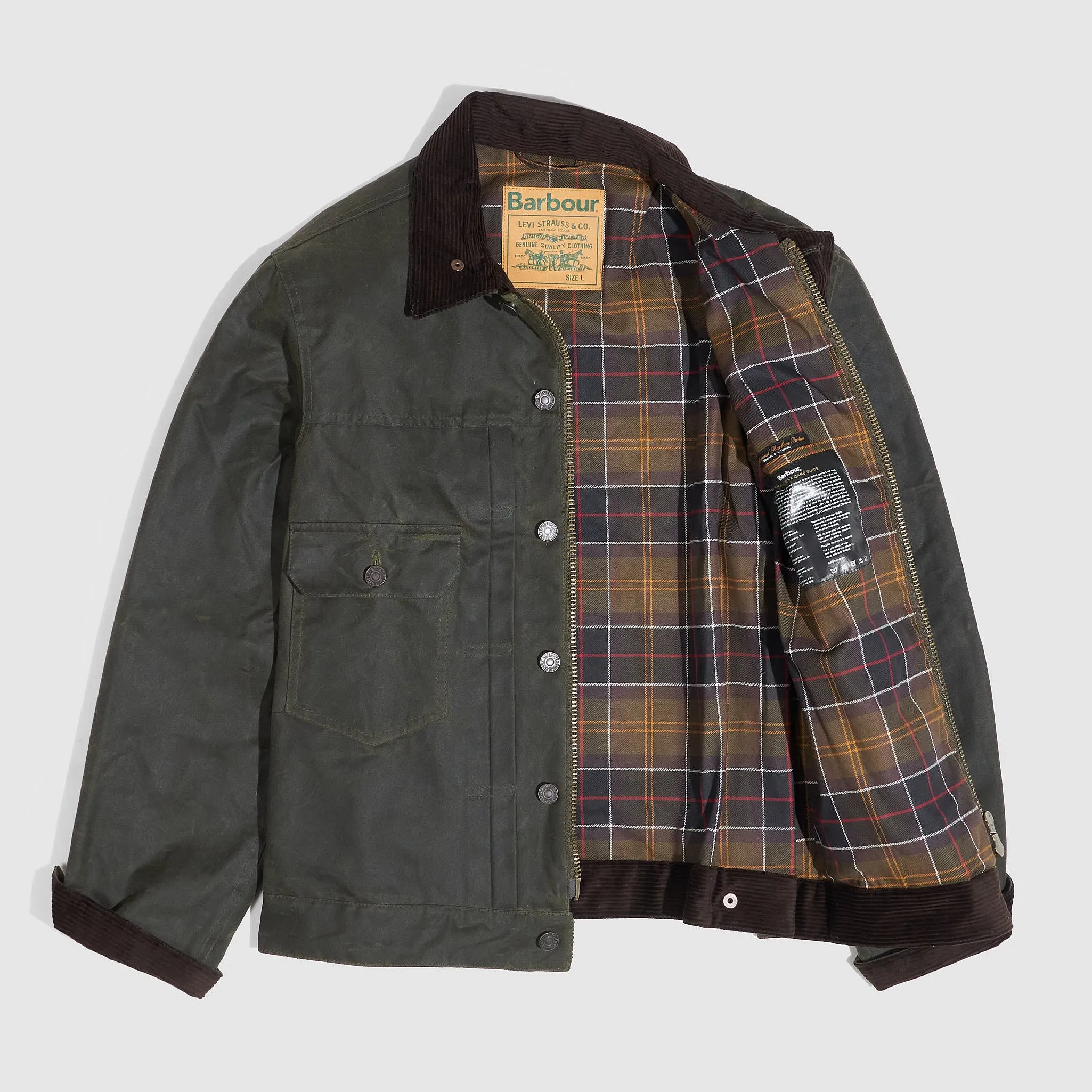 Barbour x Levi's® Type 2 Wax Jacket sold by DeeCee style product image thumbnail 2