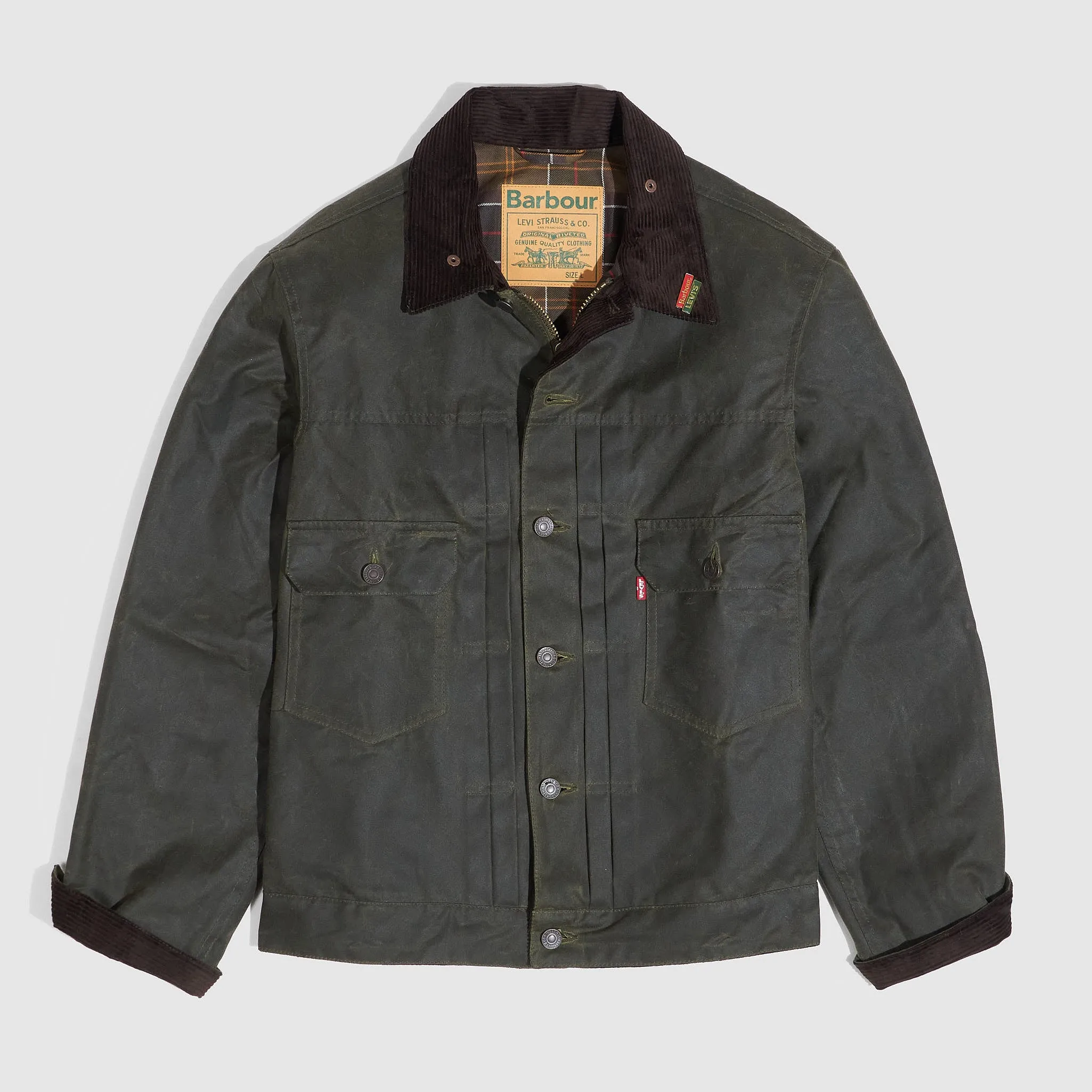 Barbour x Levi's® Type 2 Wax Jacket sold by DeeCee style