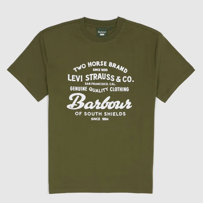 Barbour x Levi's® Graphic Crew Neck T-Shirt sold by DeeCee style