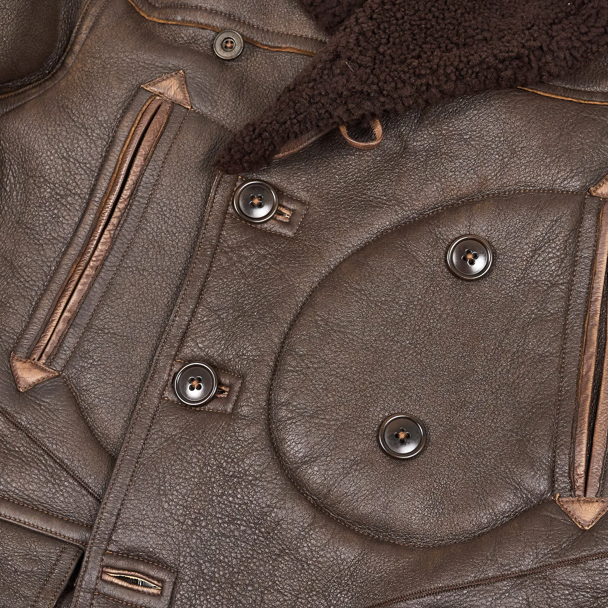 Double RL Canadienne Shearling Coat sold by DeeCee style product image thumbnail 5