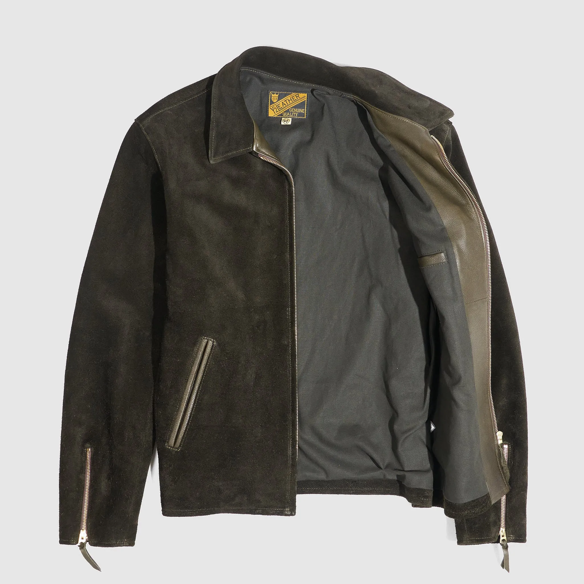 Y'2 Leather Roughout Steer Leather Jacket sold by DeeCee style product image thumbnail 2