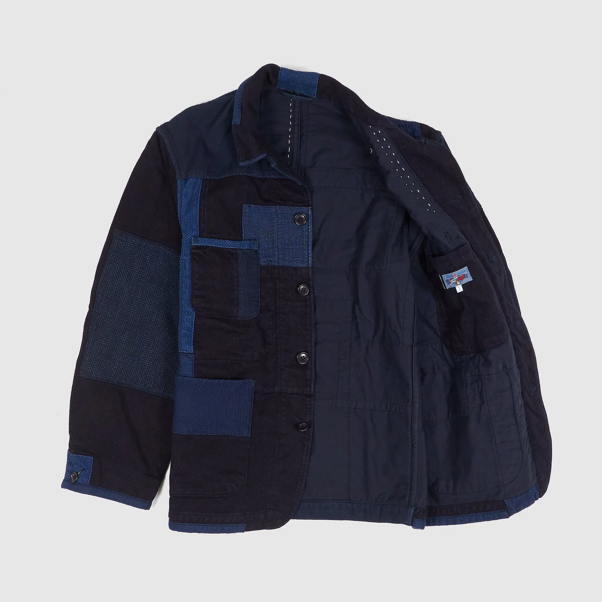 Blue Blue Japan Indigo Sashiko Coverall Blazer Jacket sold by DeeCee style product image thumbnail 2