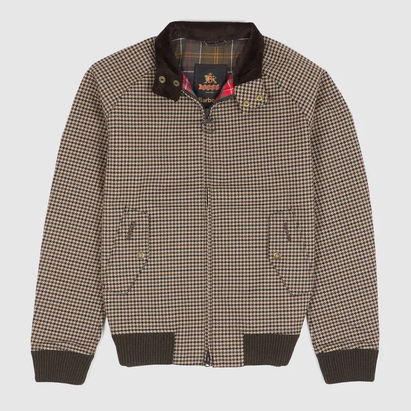 Baracuta x Barbour Porton Showerproof Houndstooth Jacket sold by DeeCee style