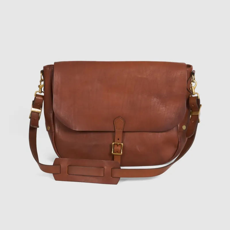 Vasco Postman Leather Shoulder Bag Large sold by DeeCee style