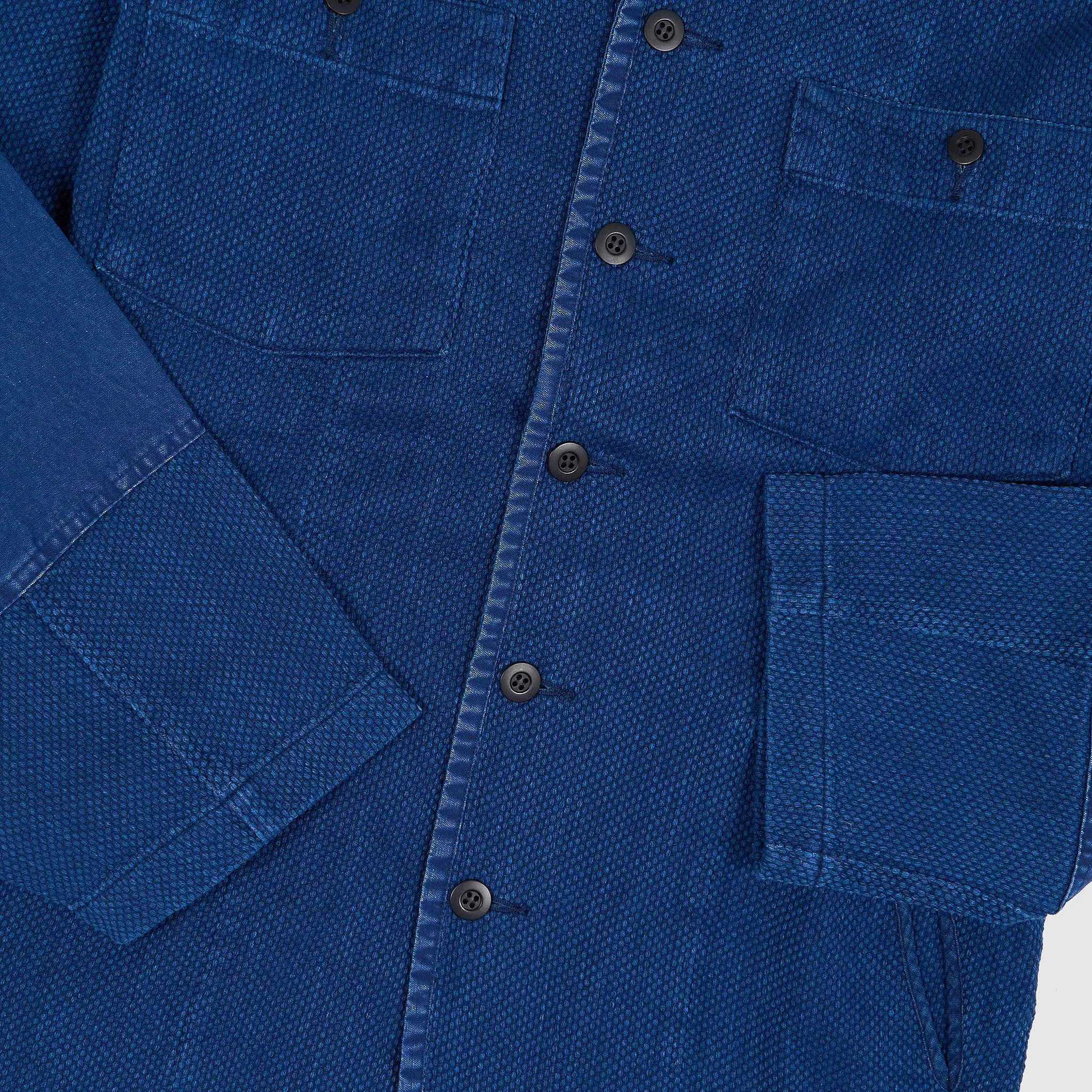 Blue Blue Japan Kasezome Sashiko Fatigue Overshirt Jacket sold by DeeCee style product image thumbnail 4