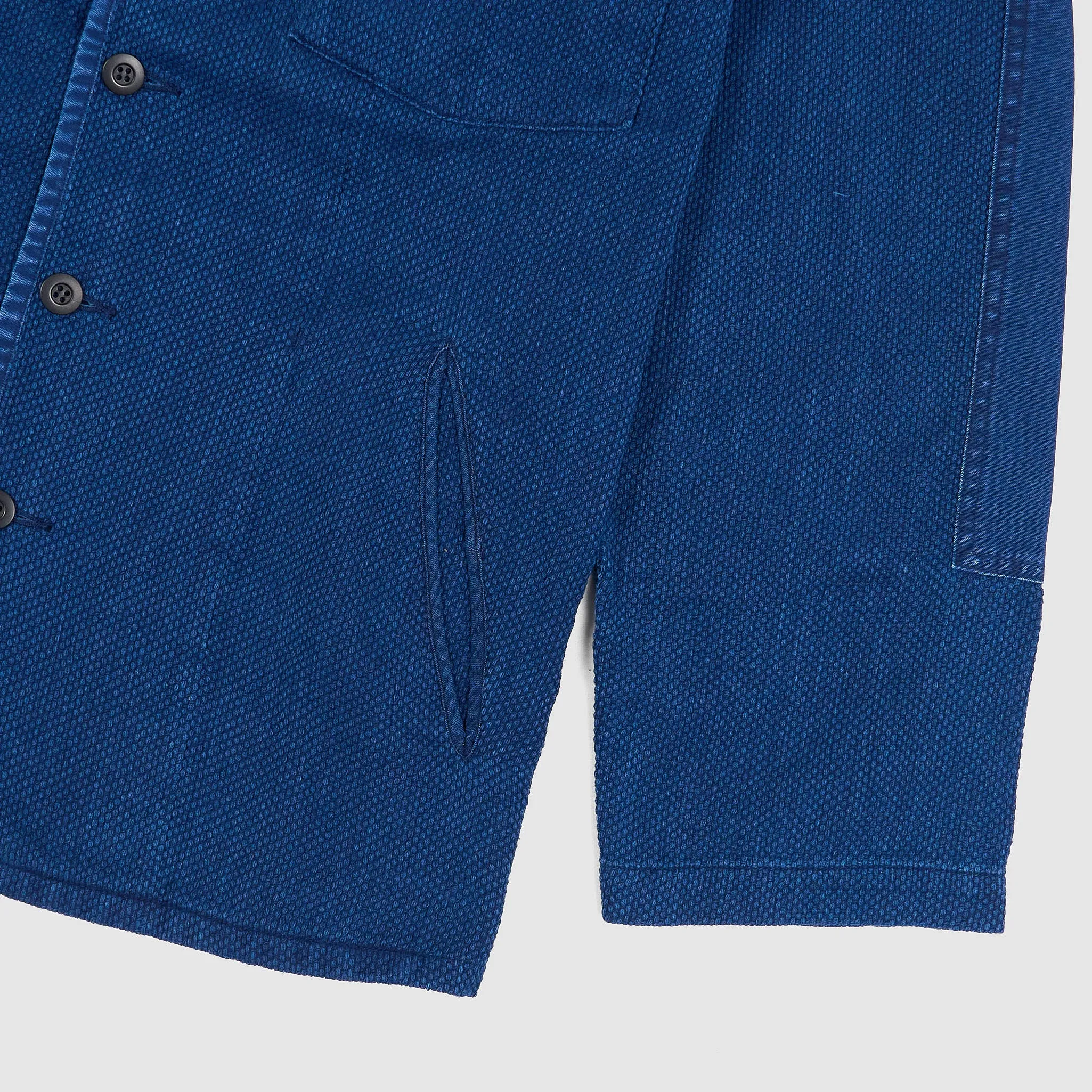 Blue Blue Japan Kasezome Sashiko Fatigue Overshirt Jacket sold by DeeCee style product image thumbnail 3