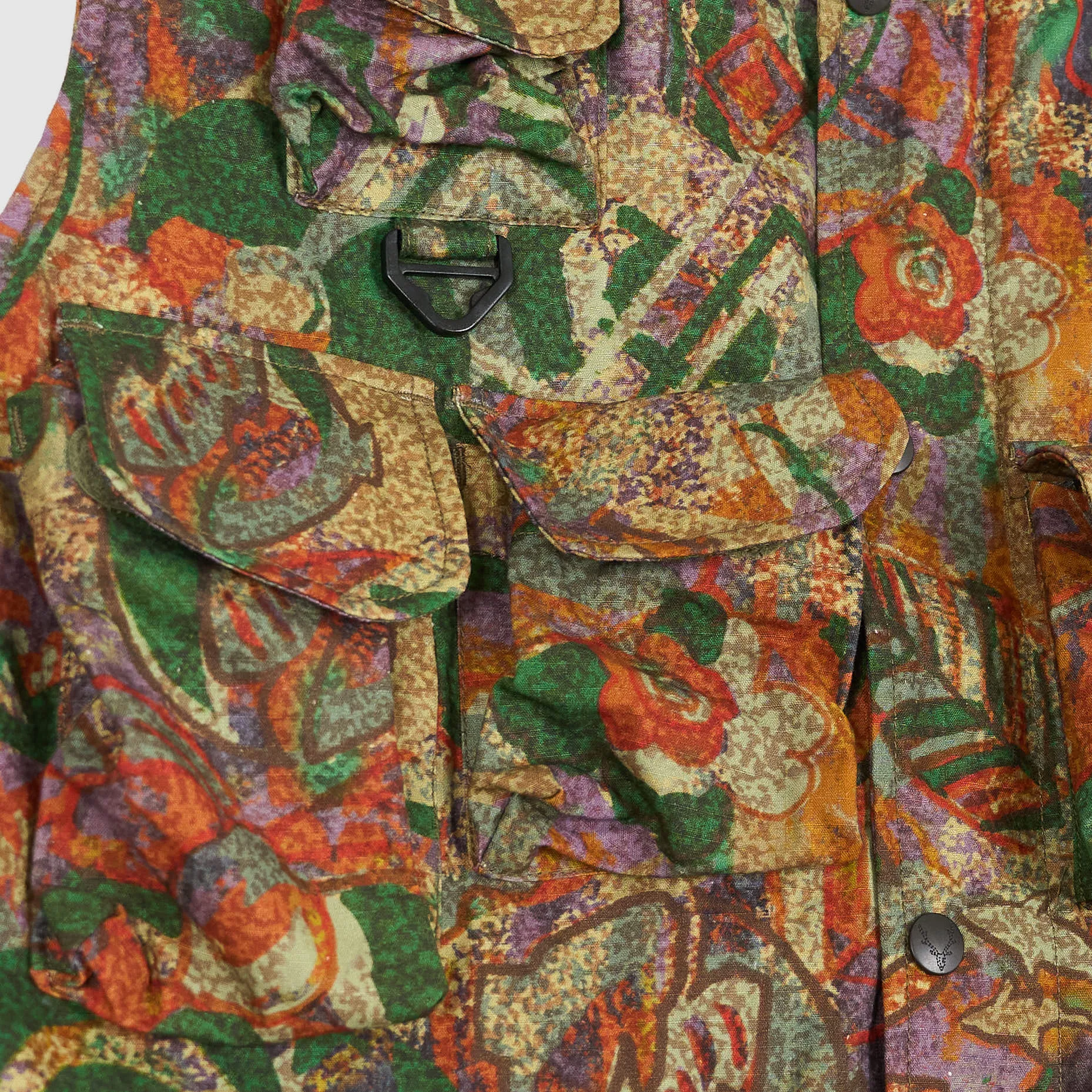 South2 West8 Printed Cargo Pocket Vest sold by DeeCee style product image thumbnail 4