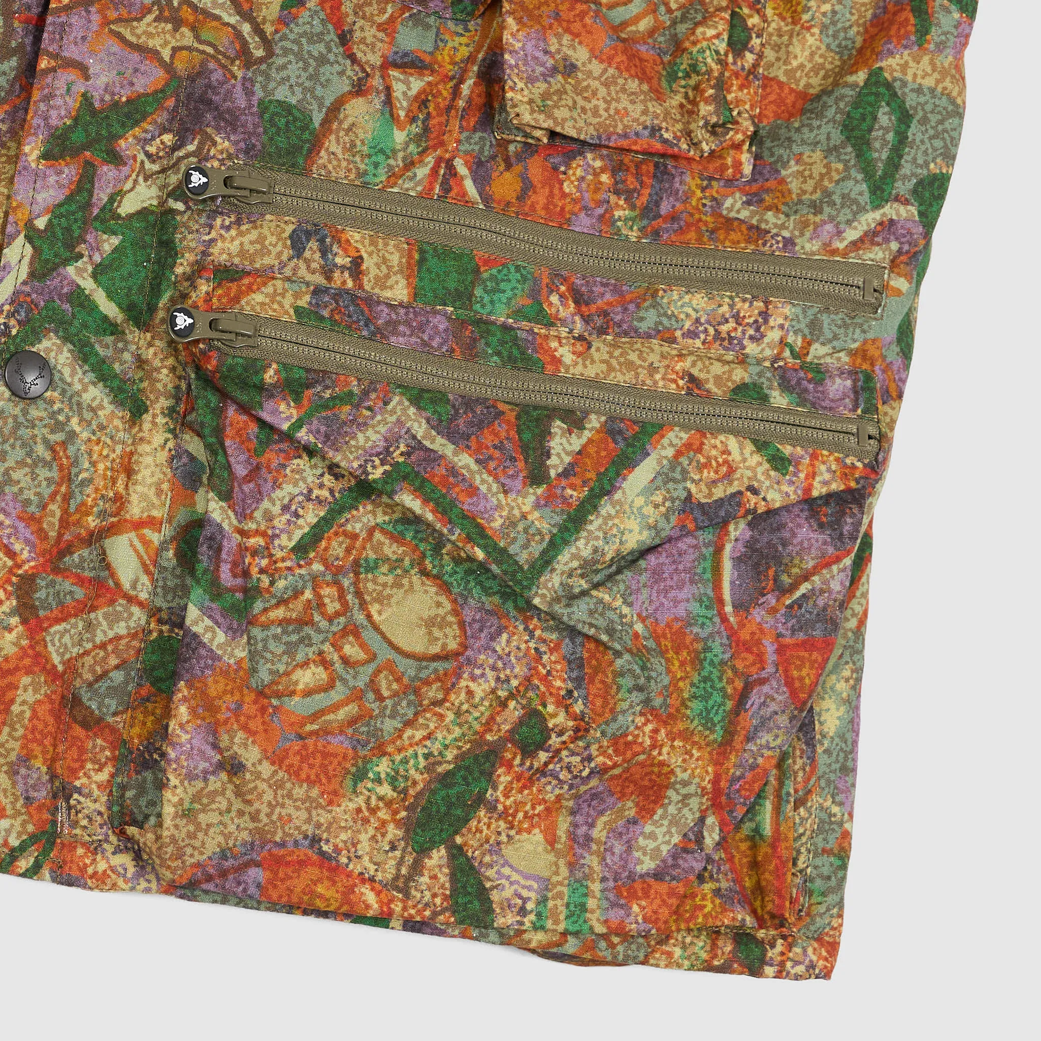 South2 West8 Printed Cargo Pocket Vest sold by DeeCee style product image thumbnail 5